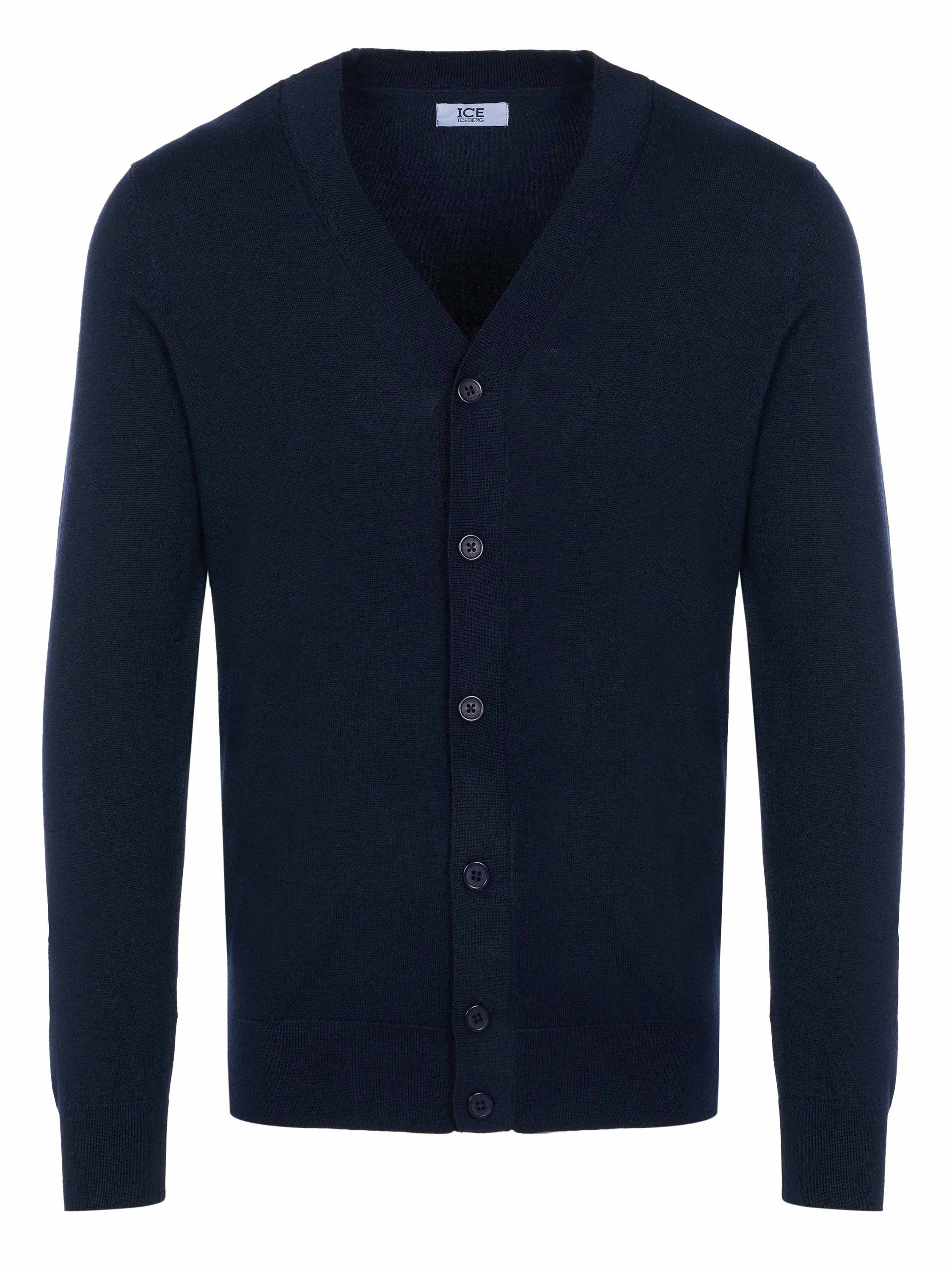 ICEBERG Outdoorjacke Pullover & Strickjacke für Herren (1-St)