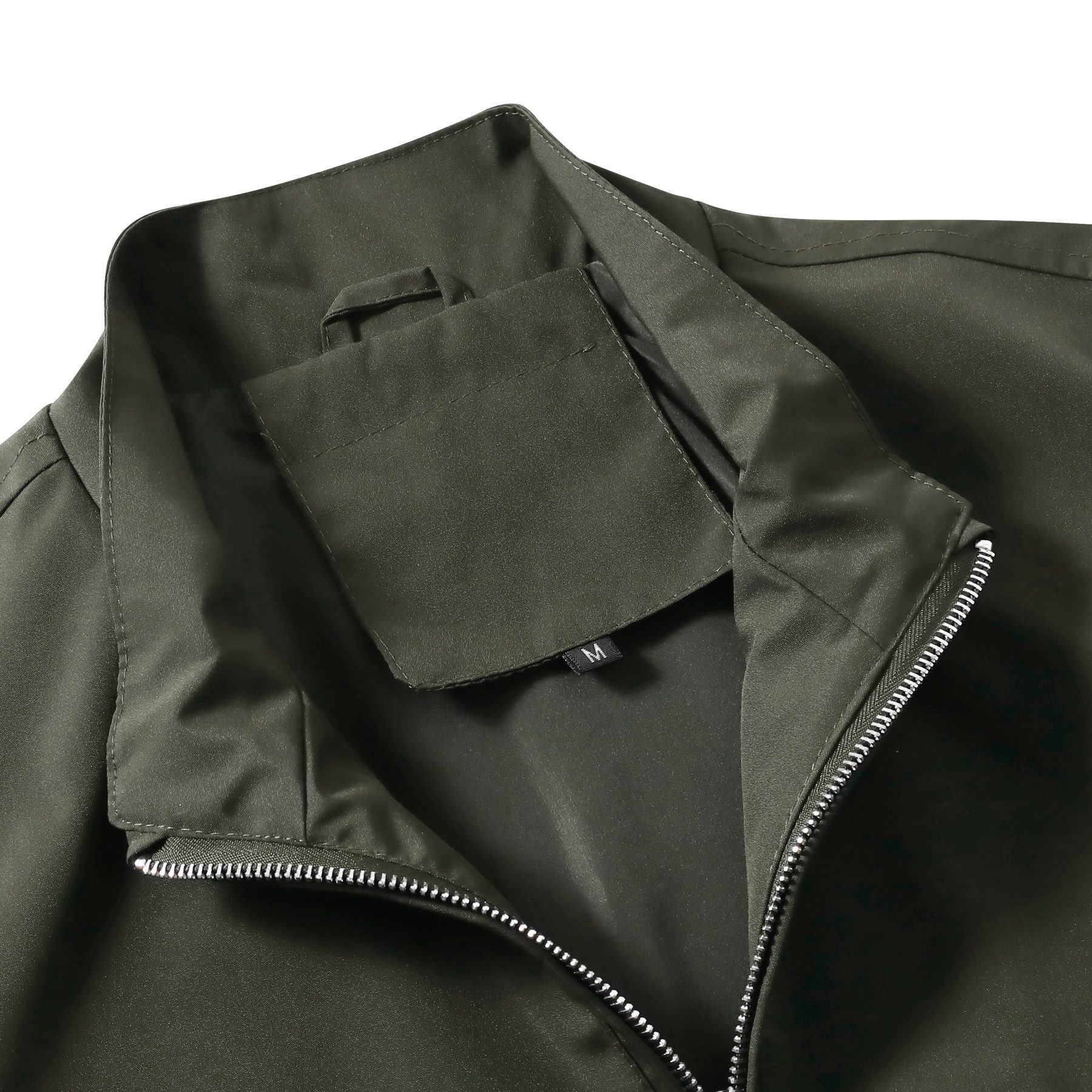 Allthemen Bomberjacke Bomberjacke Herren Relaxed Fit Herbstjacke Stehkragen Übergangszeit