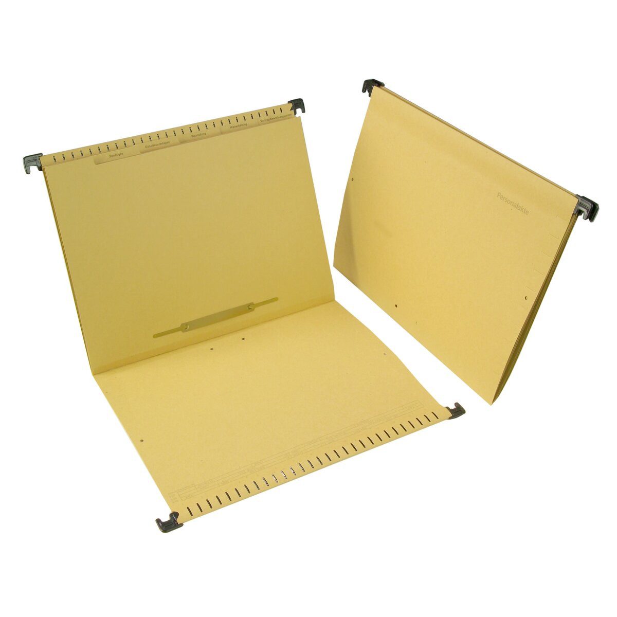 Hefter Personalakte - DIN A4 6fach-Register ohne Tasche braun 25er Pack.