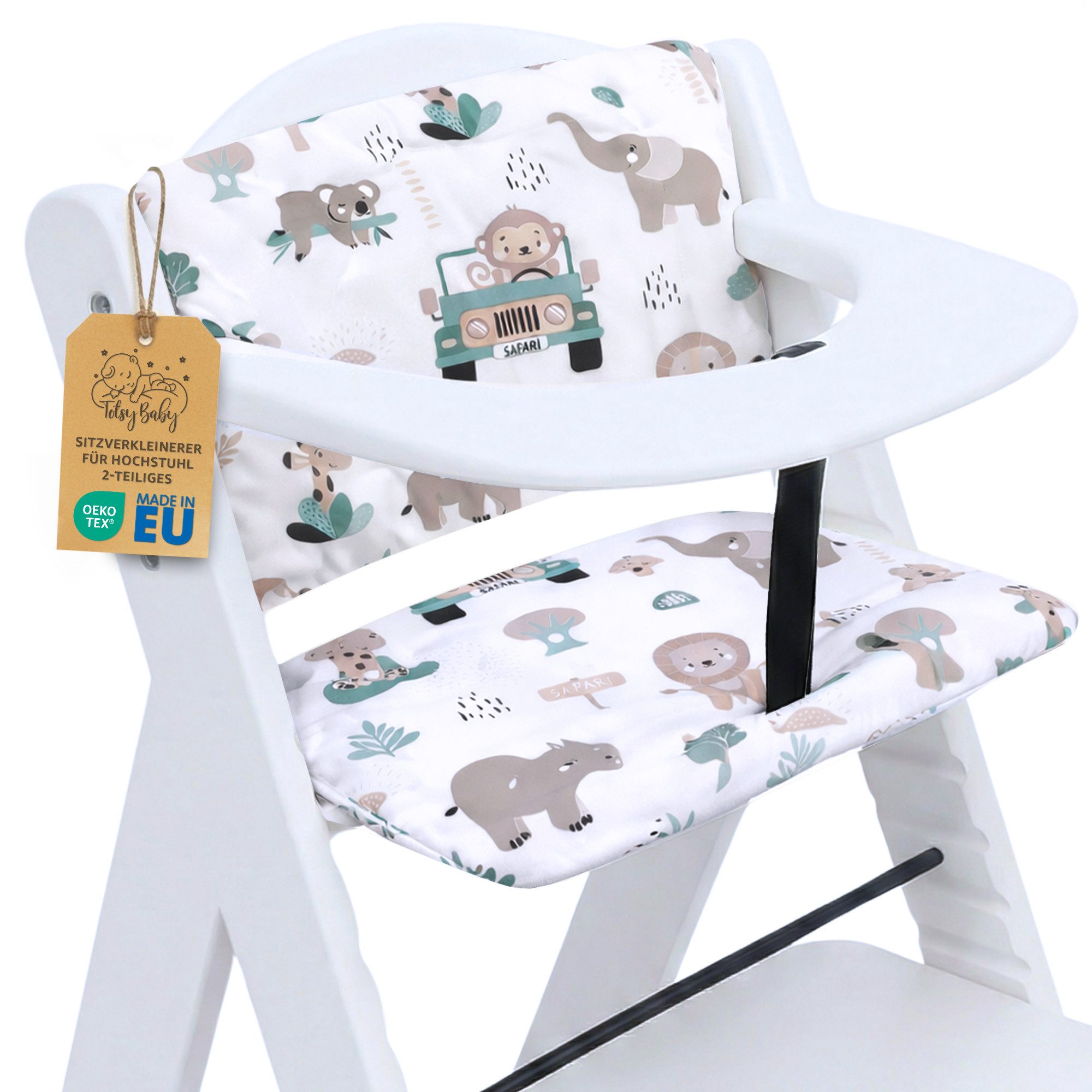 Totsy Baby Sitzverkleinerer Sitzverkleinerer Hochstuhl 2-teilig Sitzkissen für Hauck Stokke