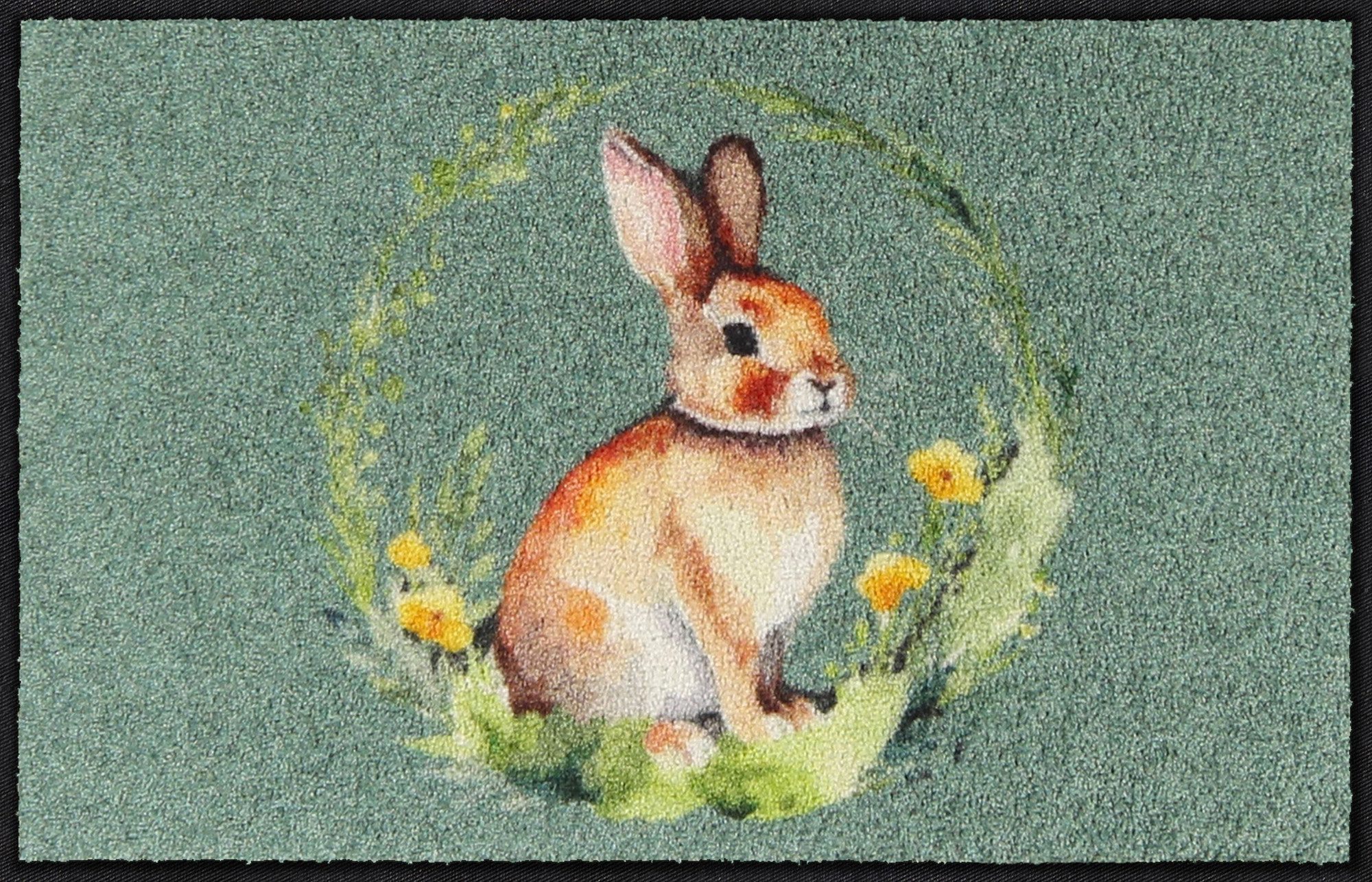 Fußmatte Fußmatte "Hase", eckig, Höhe: 7 mm, Motiv