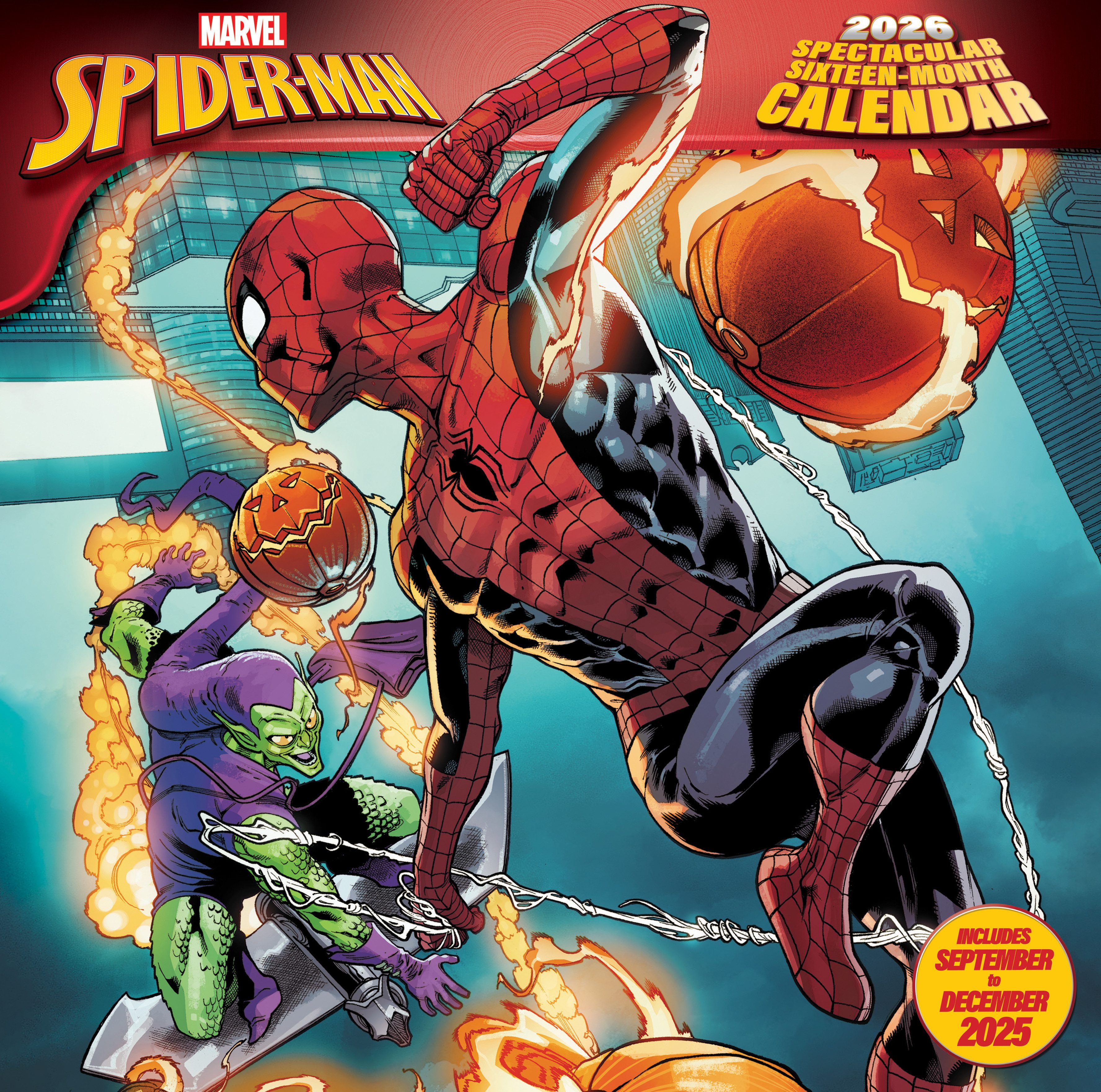 Wandkalender Календари 2026 Spider-Man Wandkalender 30x30 cm