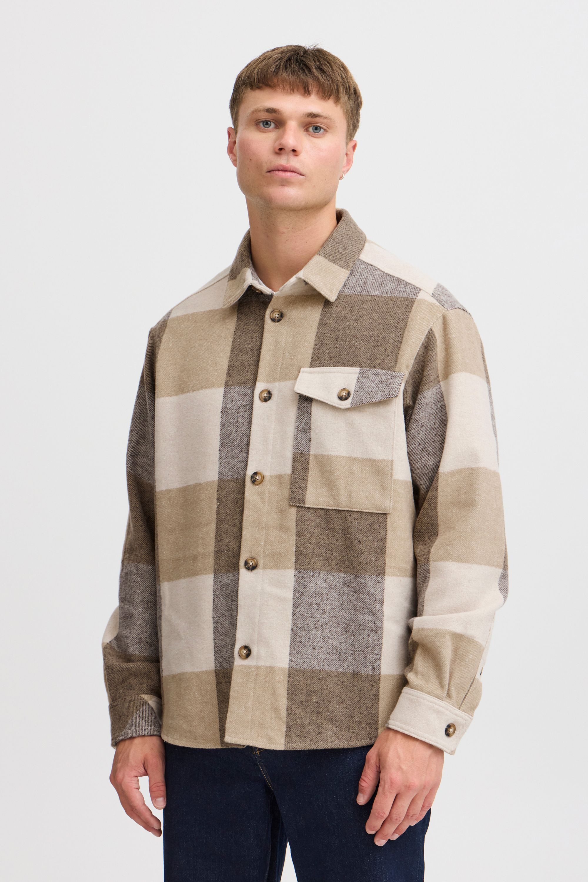 !Solid Hemdjacke SDMANHEIM Modische Übergangsjacke