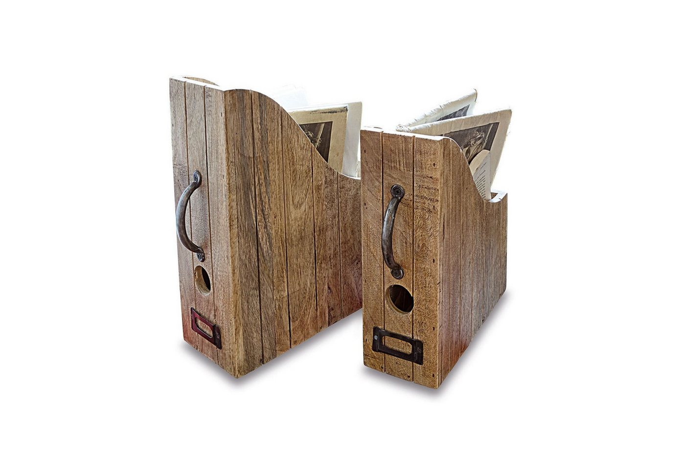 Mirabeau Organizer Stehsammler 2er Set Kardifa antikbraun