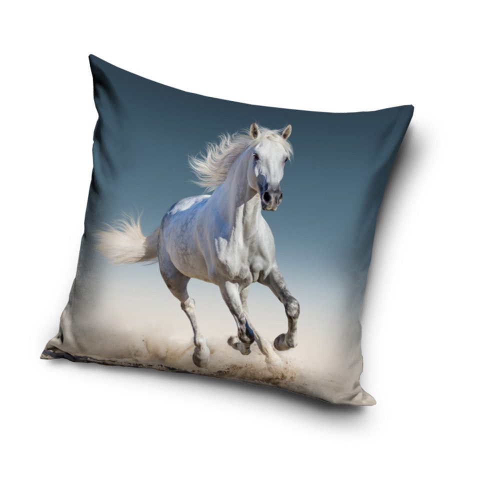 Carbotex Dekokissen Horses Pferde Kissen Dekokissen 40 cm x 40 cm