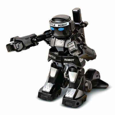 yozhiqu RC-Roboter Ferngesteuerter Kampfboxroboterspielzeug, 2,4G humanoider Kampfroboter, 2,4-GHz-Fernbedienung mit Bewegungserkennung, Mehrspieler-Kämpfe