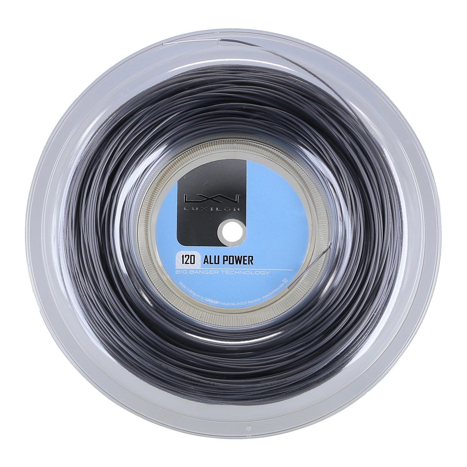 Tennissaite Alu Power 1.20 (Haltbarkeit+Power) silber 200m Rolle