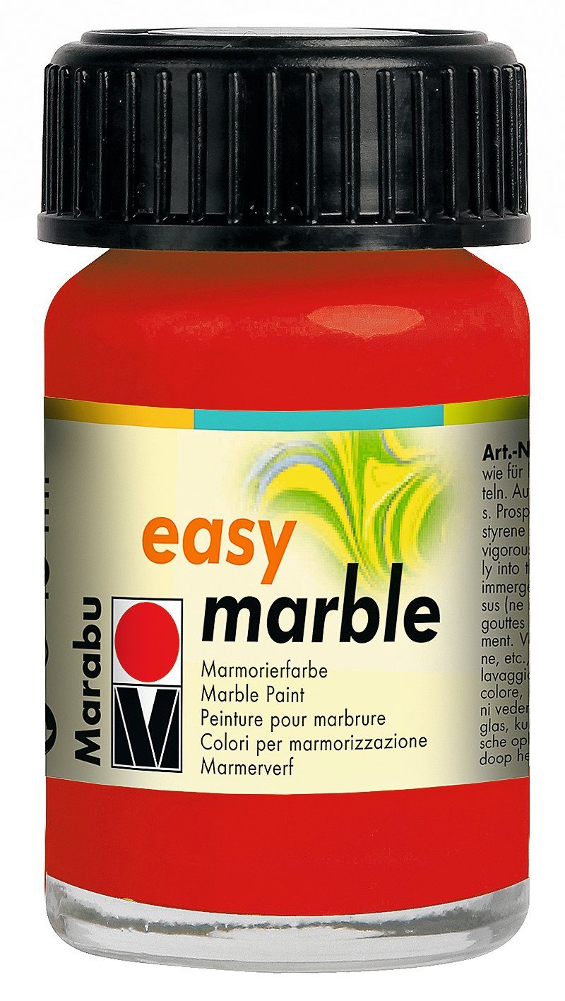 ml Marble, 15 Marabu Bastelfarbe Kirschrot Easy
