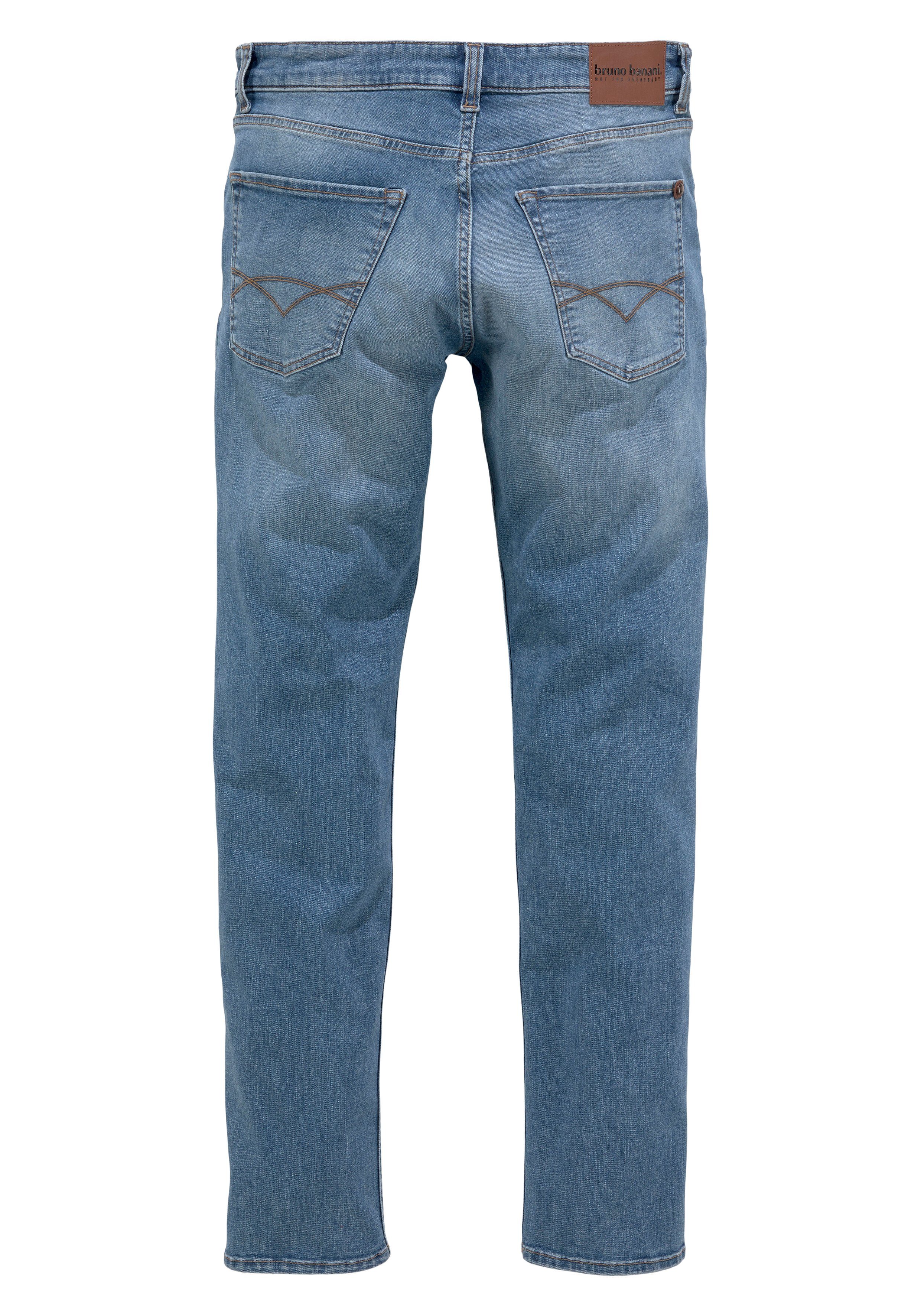 Bruno Banani Comfort-fit-Jeans Floyd gerade Beinform, mit Eingrifftaschen, niedrige Leibhöhe – Bild 4 von 5