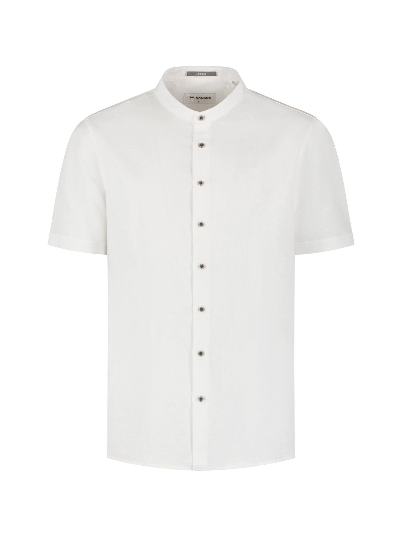 NO EXCESS Leinenhemd Hemd Kurzarm - No Excess Shirt Short Sleeve Granddad