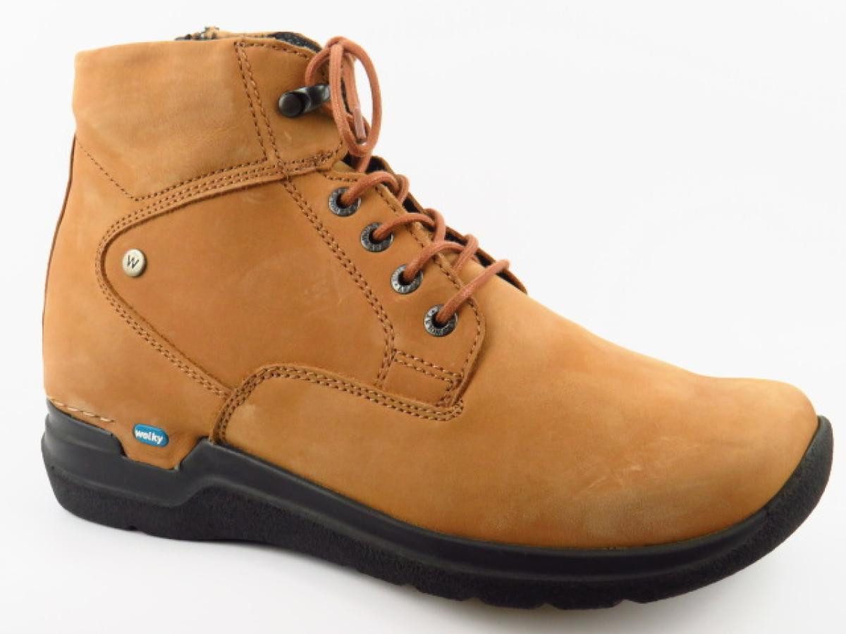 WOLKY Whynot CW Nubuk camel Stiefelette