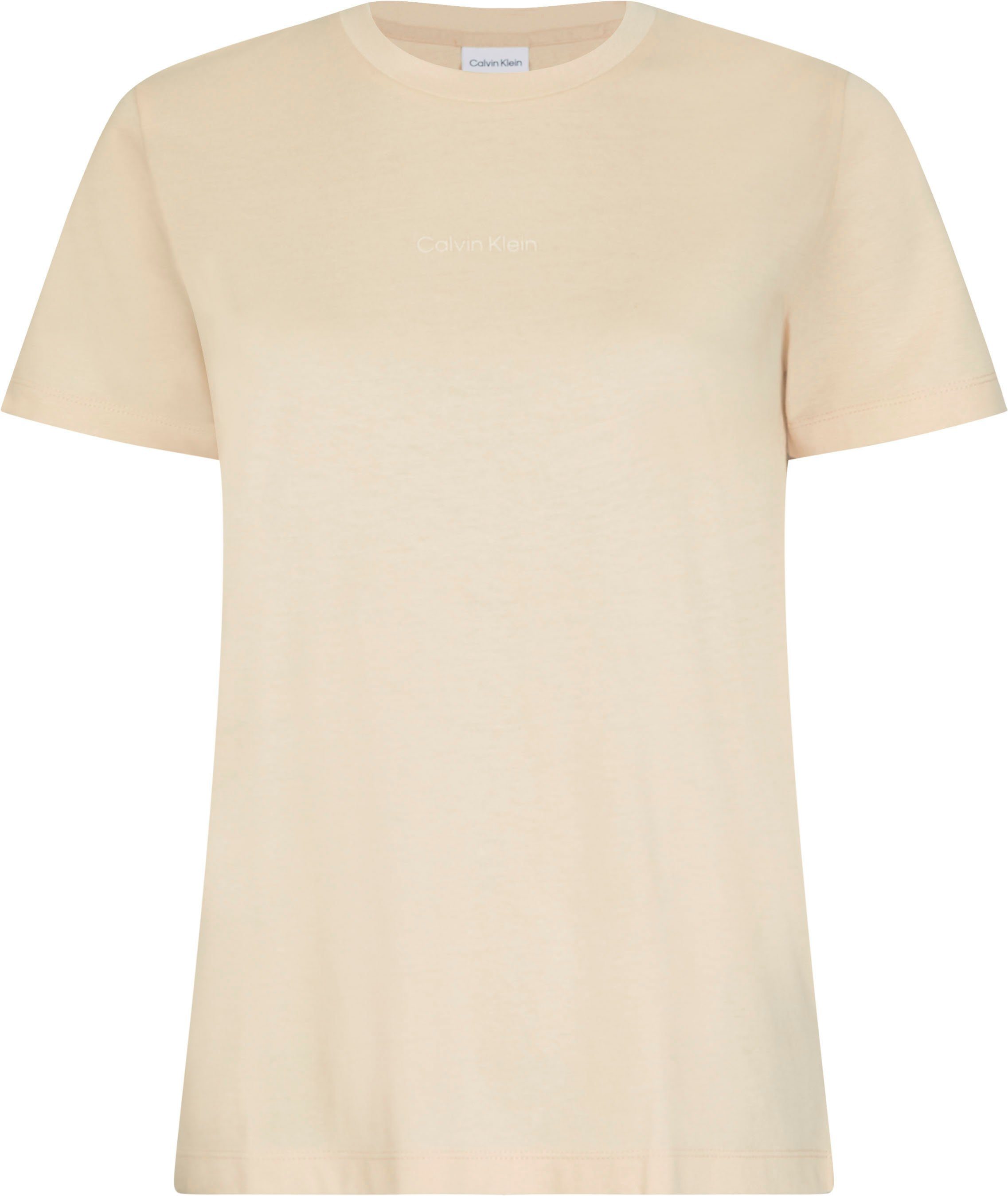 Calvin Klein Curve mit Logo-Schrift Mini Rundhalsshirt T-SHIRT Klein Calvin INCLUSIVE MINI LOGO