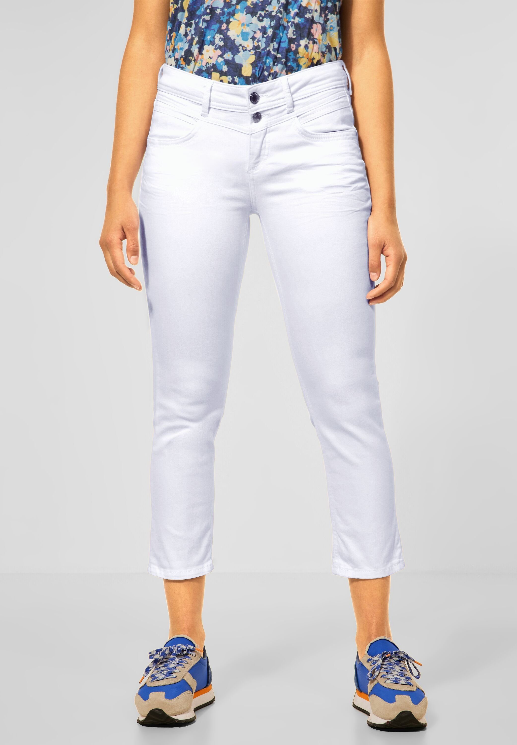 STREET ONE Slim-fit-Jeans »Style QR Jane.mw.white«
