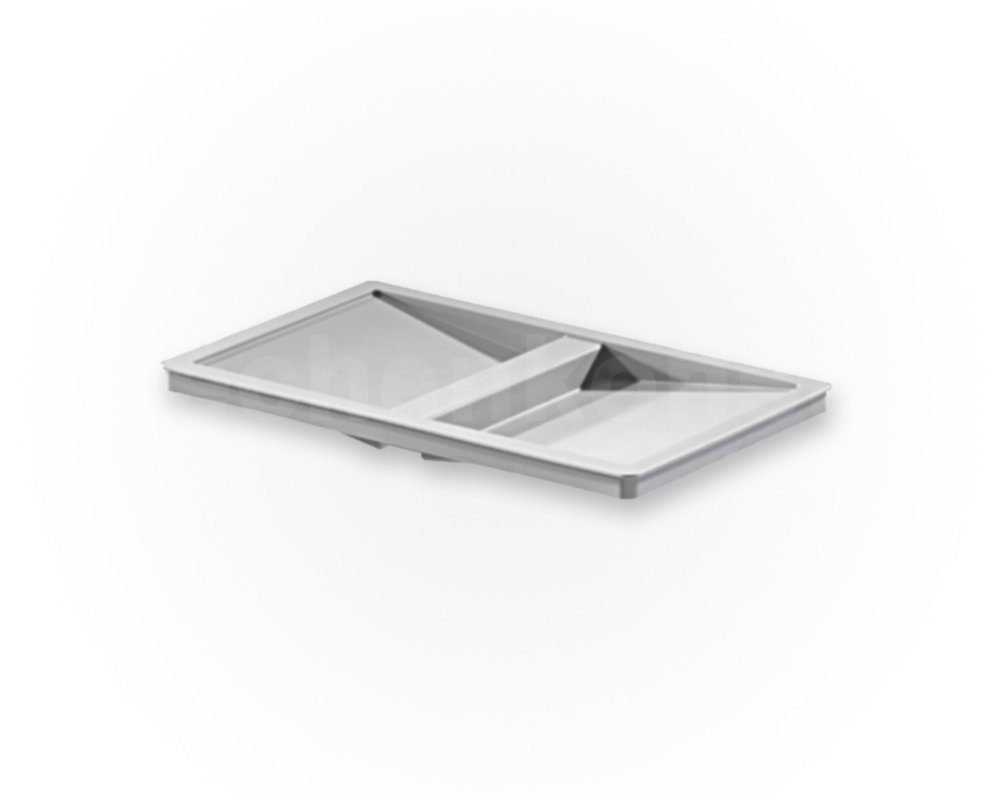 Hailo Einbaumülleimer Hailo Inneneimer 1050209 dunkelgrau 24 L 345 x 220 x 350 mm mit Deckel, Hailo Inneneimer 1050209 mit Deckel 20 Liter 345 x 220 x 350 mm
