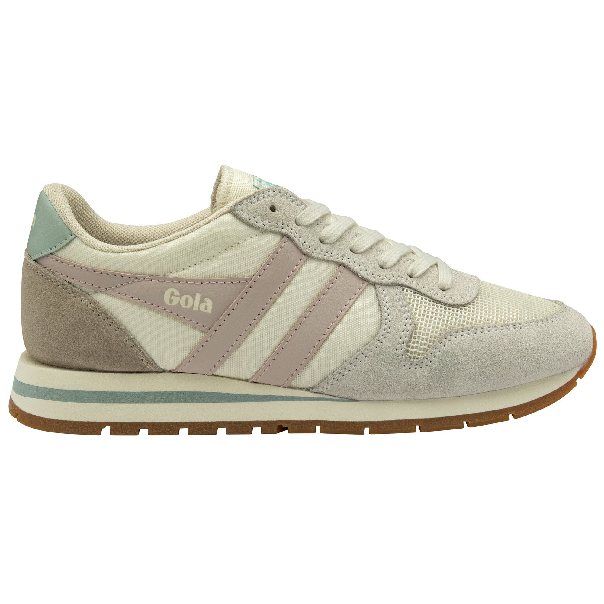 Gola Daytona 2025 offweiss/rosa/türkis Damen Sneaker