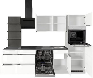 HELD MÖBEL Küchenzeile »Brindisi«, mit E-Geräten, Breite 280 cm