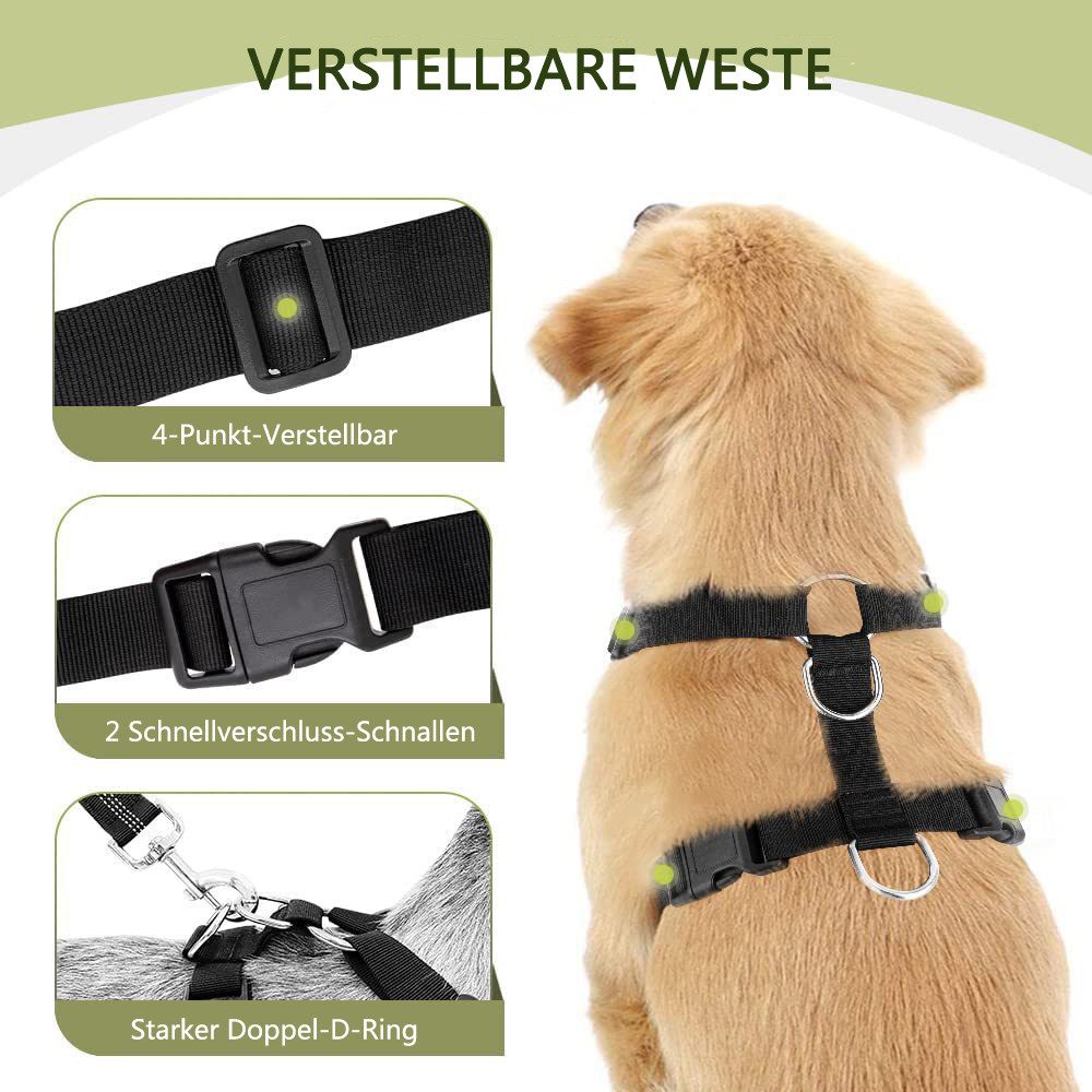 Beaface Geschirr Hundegeschirr Hunde mit Leine, günstig online kaufen