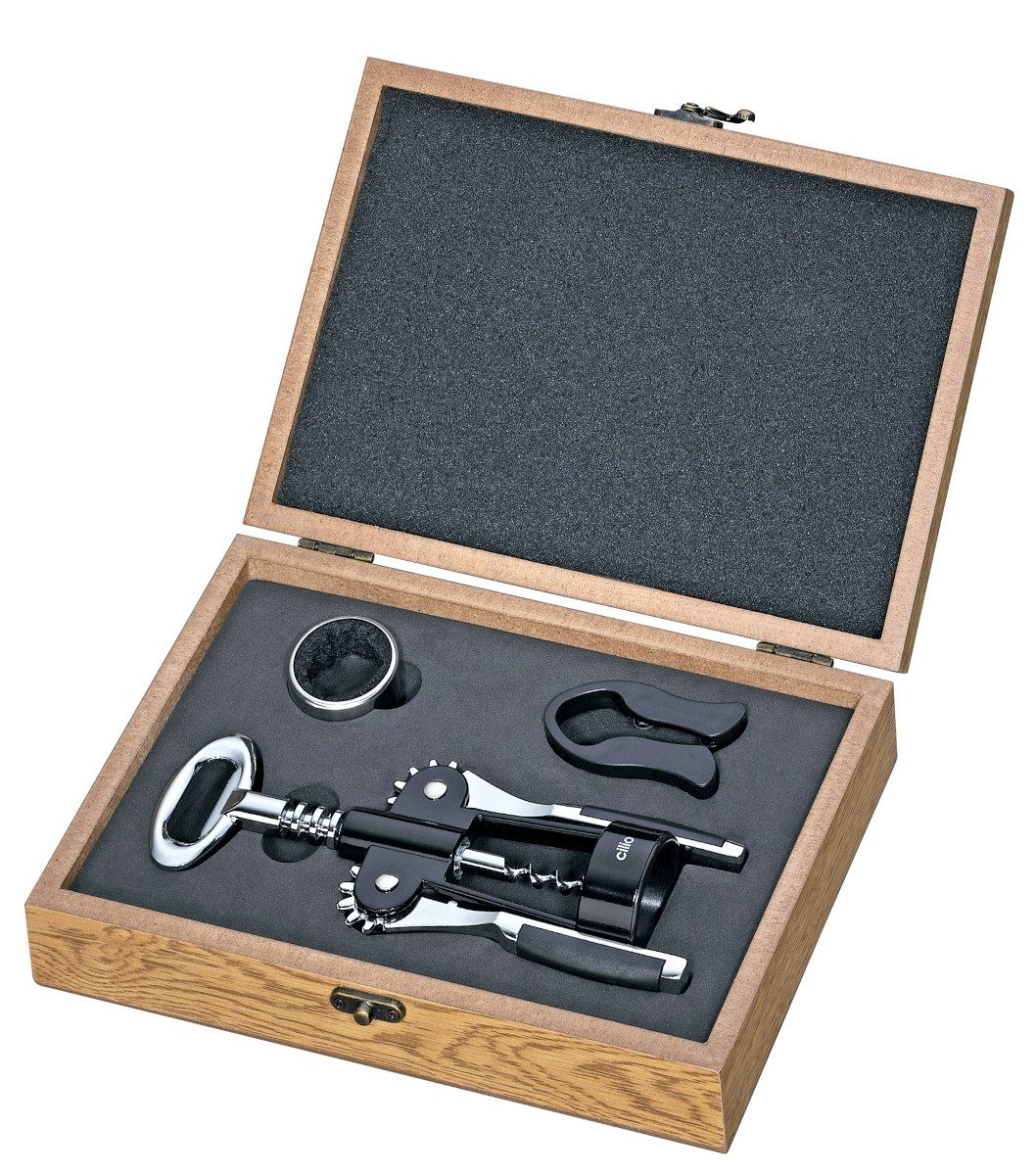 Cilio Weinflaschenöffner Weinset TOSCANA 3tlg