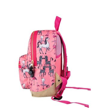 Pick&PACK Schulranzen Kinderrucksack S Royal Princess, Bright Pink (1 Stück), ab 3 Jahren, ergonomisch, Kindergarten-Rucksack