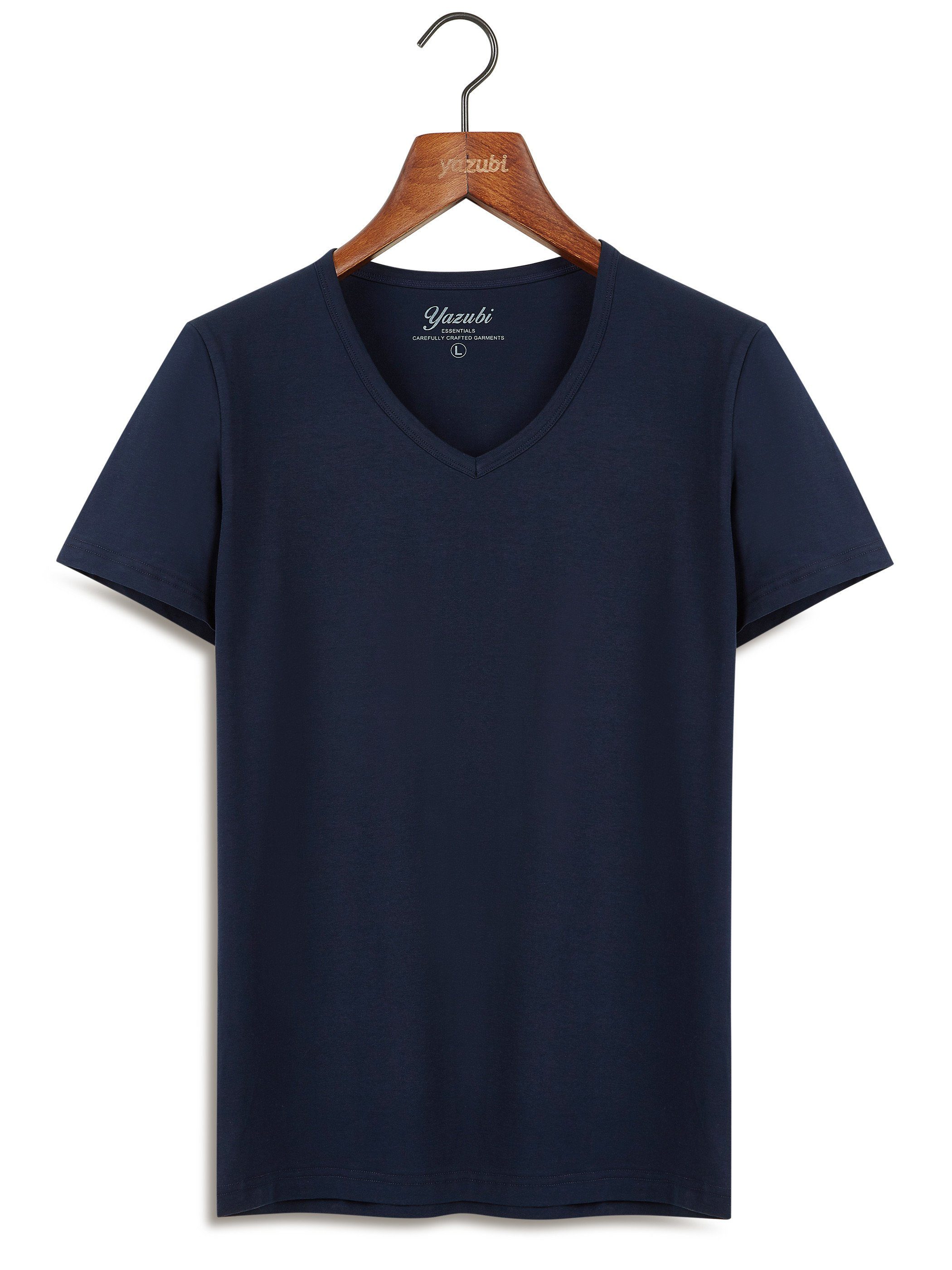Yazubi T-Shirt modisches Shirt Mythic (Spar-Set, 5er-Pack) bequemes T-shirt mit V-Ausschnitt