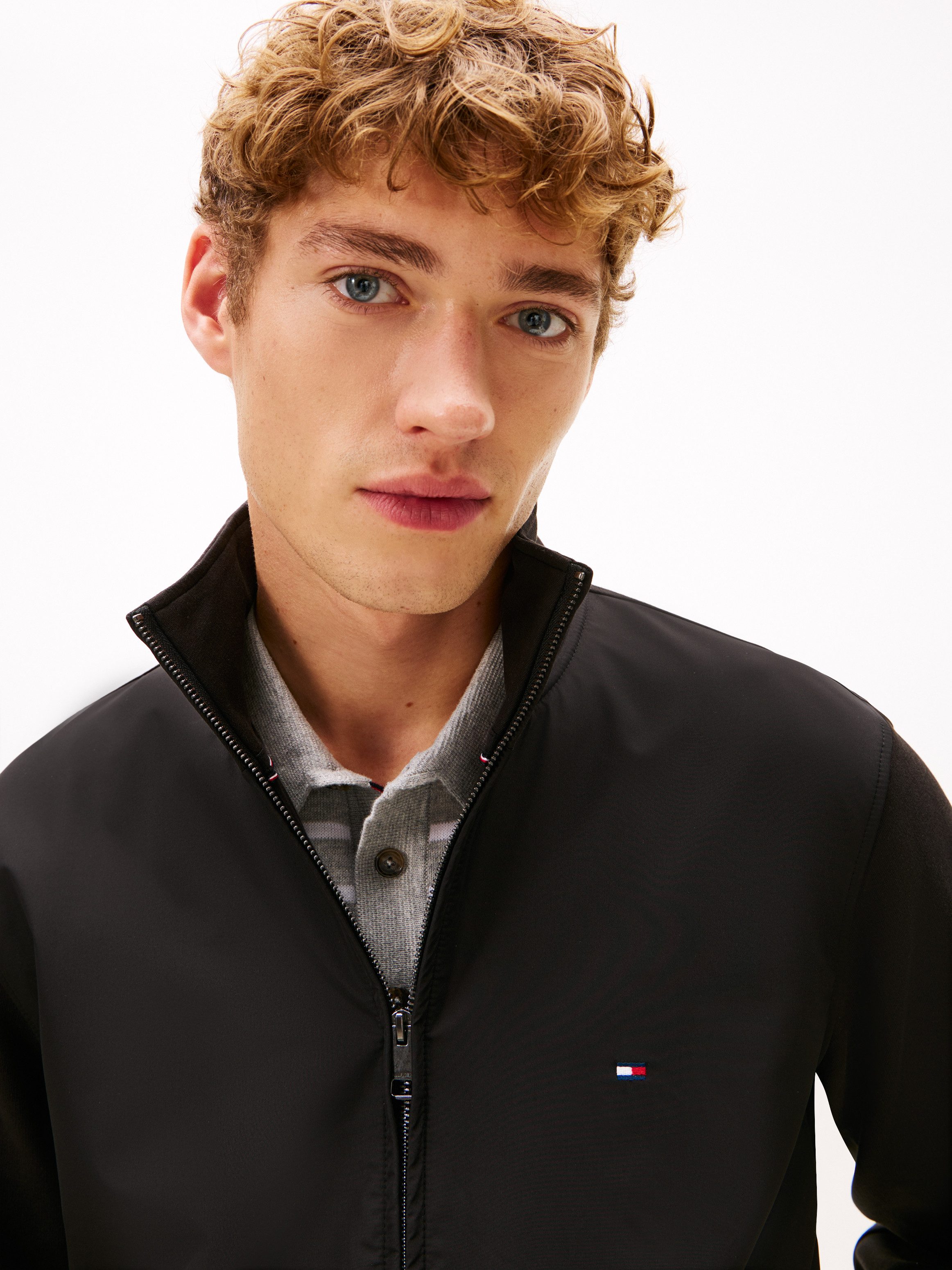Tommy Hilfiger Outdoorjacke ESSENTIAL INTECHNO Regular fit mit Stehkragen