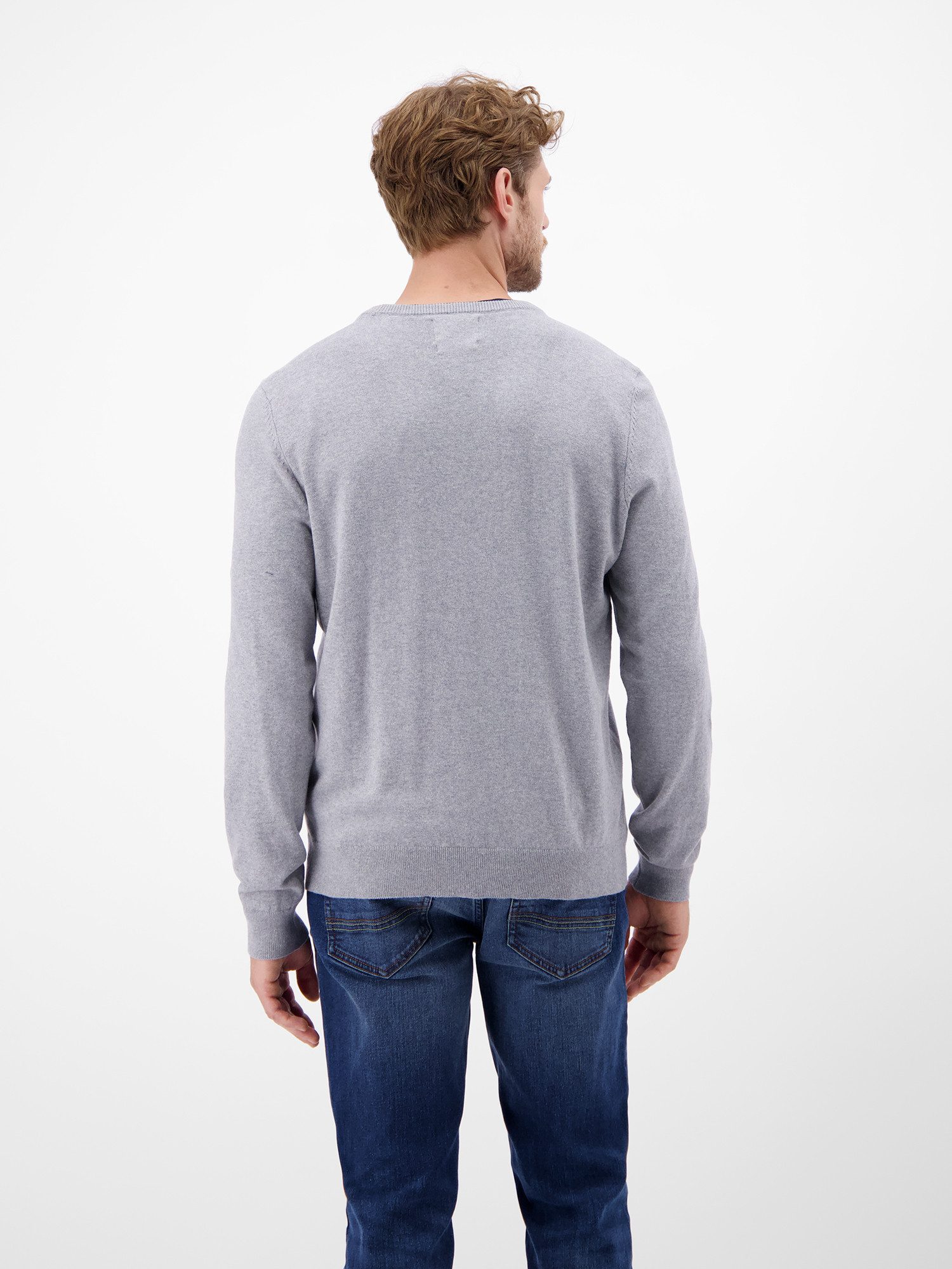 LERROS Strickpullover LERROS Herren Basic Strickpullover günstig online kaufen