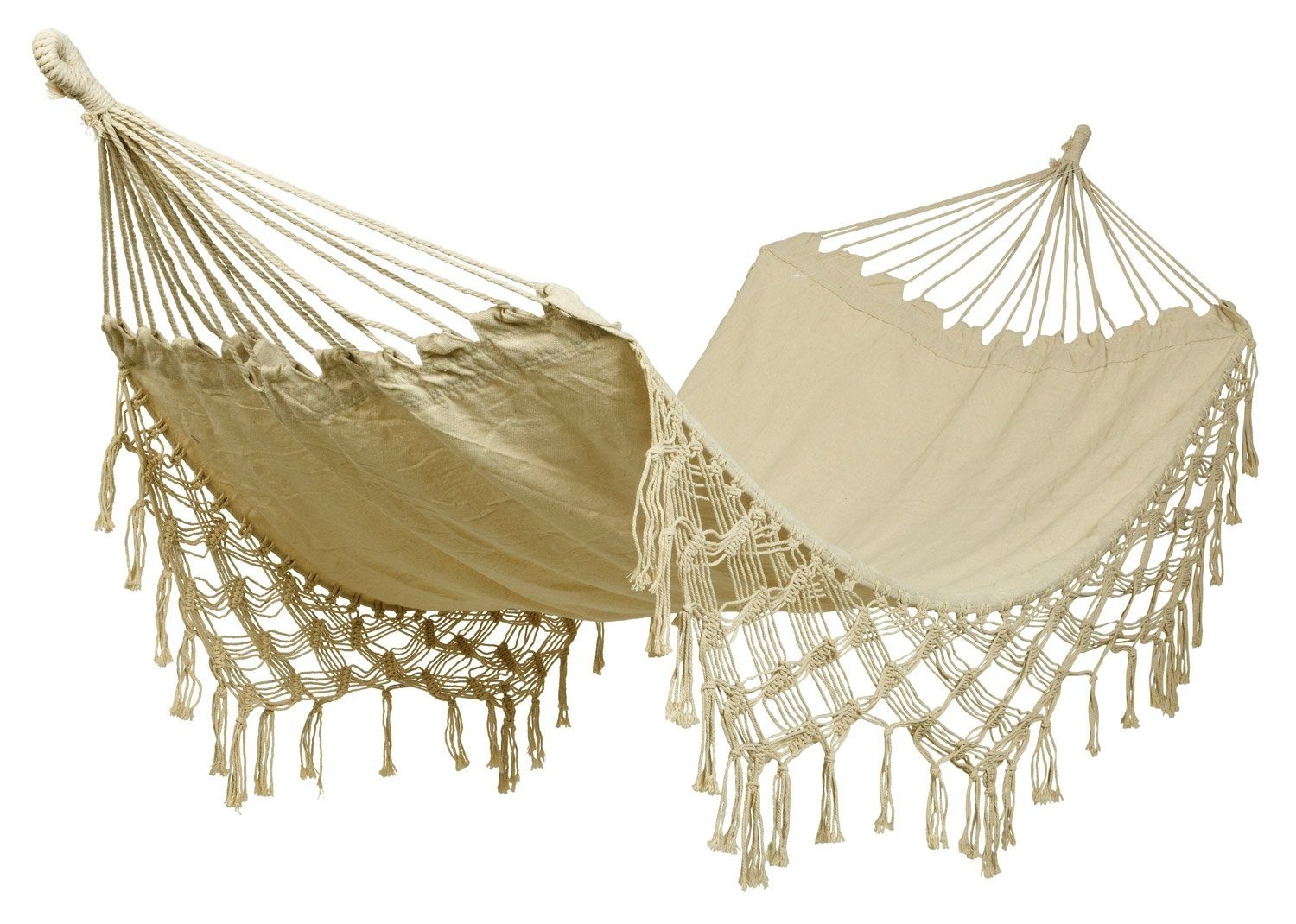 Hängematte PARADIN, Beige, Mischgewebe, B 290 x T 100 cm, (1 St), bis 120 k günstig online kaufen