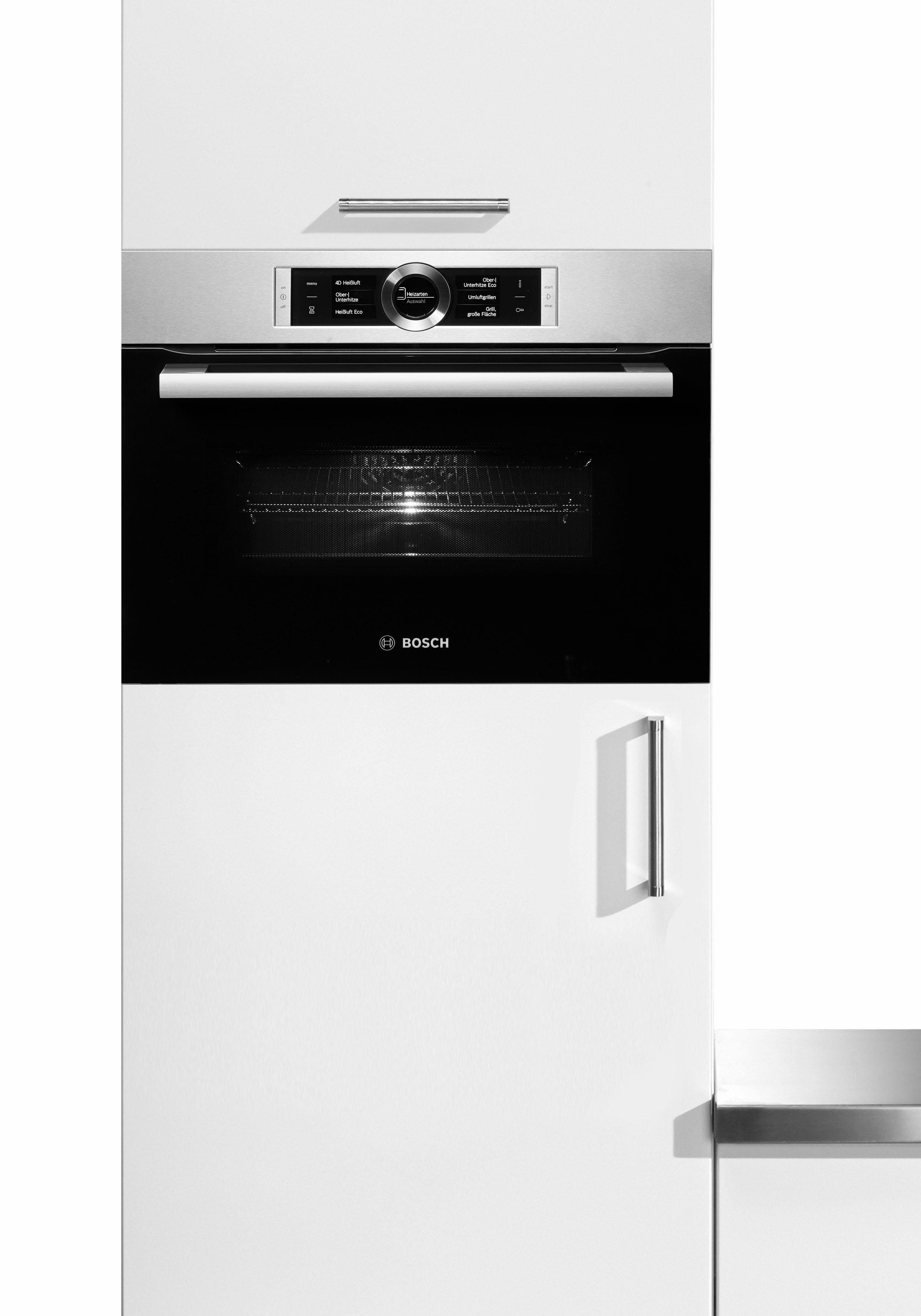 BOSCH Backofen mit Mikrowelle CMG636BS1, ecoClean Direct,  Mikrowellenfunktion