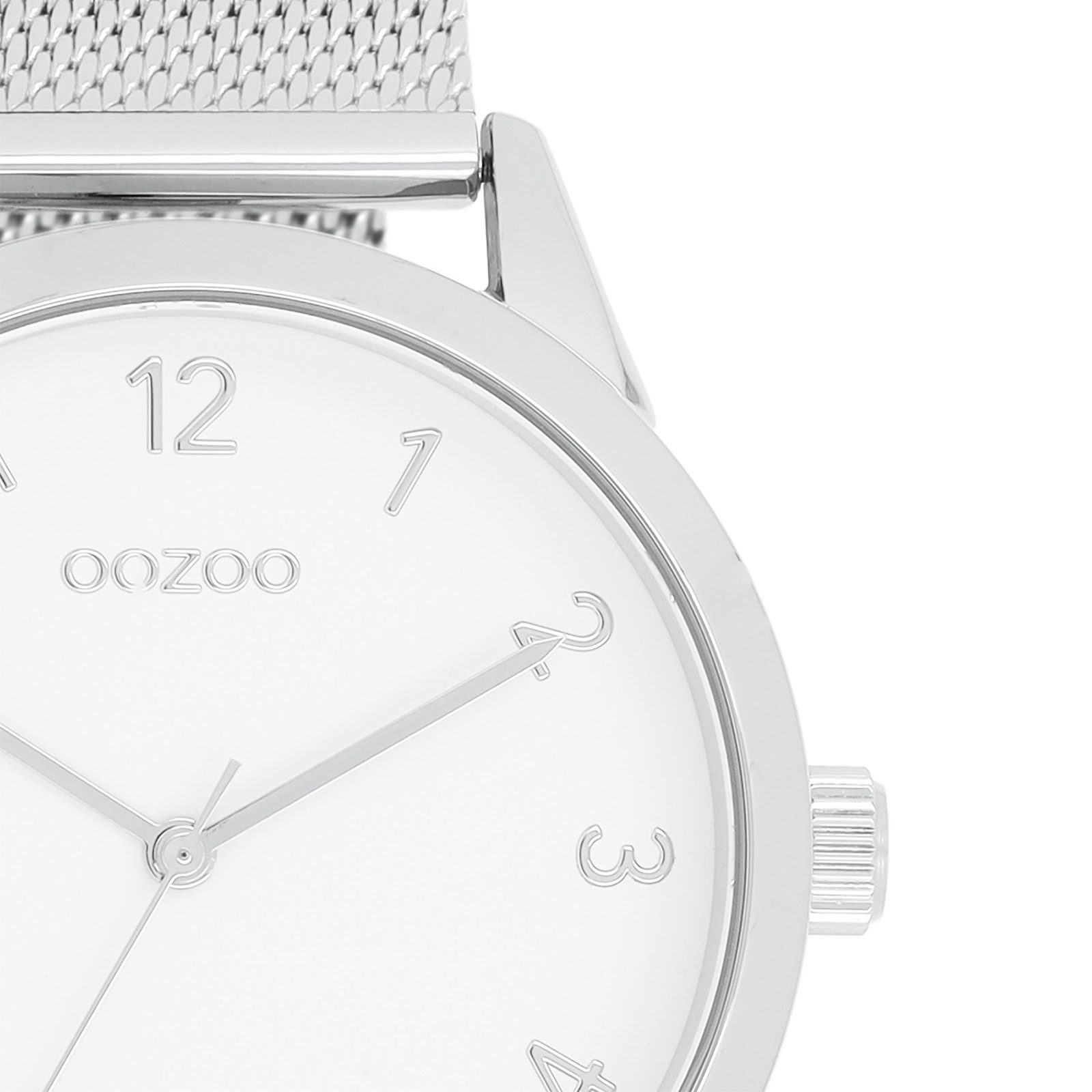 OOZOO Quarzuhr Oozoo Damen Armbanduhr Timepieces Analog, (Analoguhr), Damenuhr rund, groß (ca. 40mm) Metallarmband, Fashion-Style