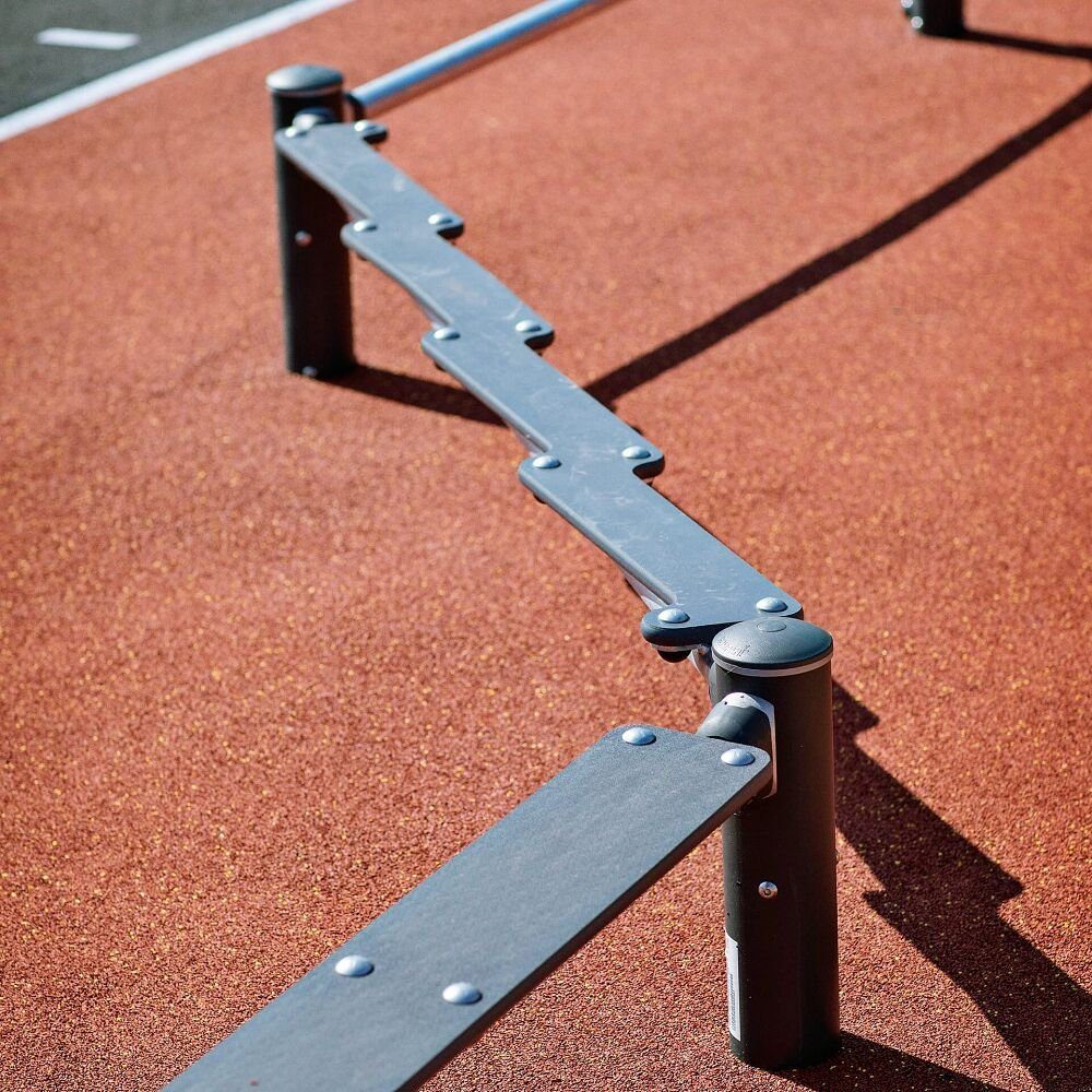 Kompan Kraftstation Outdoor-Fitnessgerät Balancierbalken, Für Parks, öffentliche Bereiche und Fitnessanlagen
