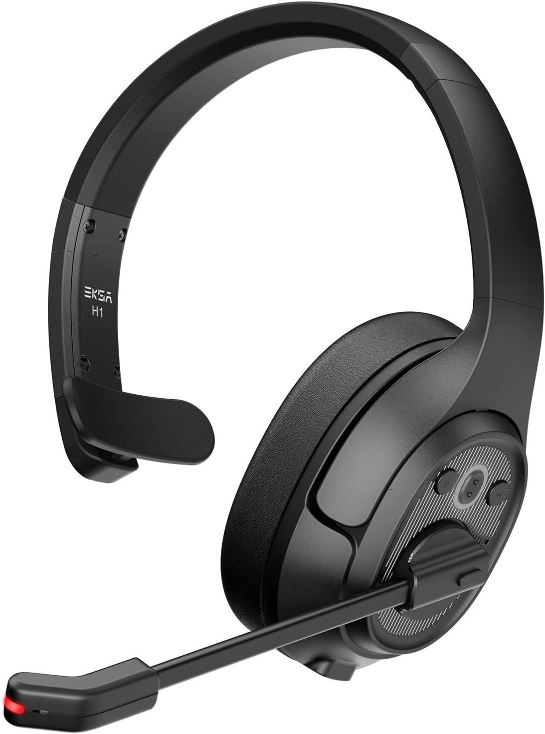 55 (USB-Dongle & gaming, Bluetooth Mikrofon Reichweite) & Bluetooth Gaming-Headset zu mit Benutzerfreundlichkeit, 10 Headset Bis einfache Meter Steuerung: Stdn EKSA