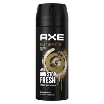 axe Deo-Set Bodyspray Gold Temptation 6x 150ml Deospray Deodorant ohne Aluminium