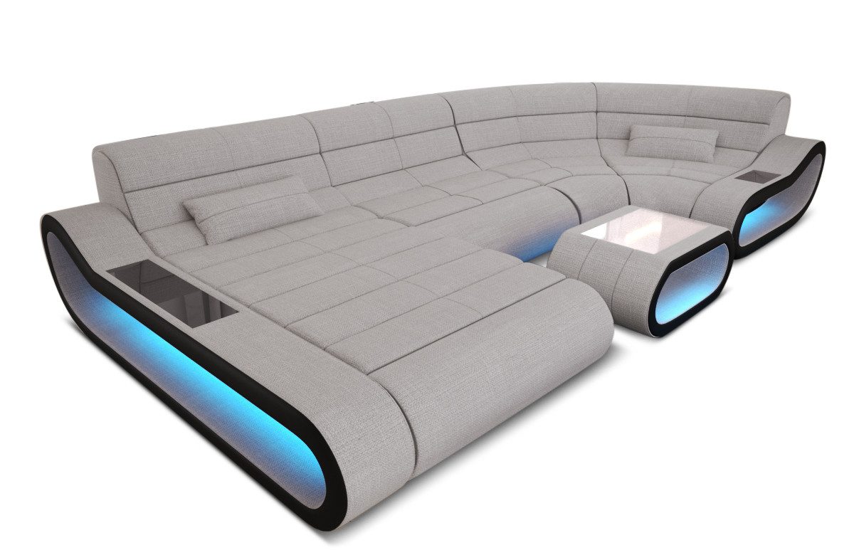 Sofa Dreams Wohnlandschaft Stoff Couch Polstersofa günstig online kaufen