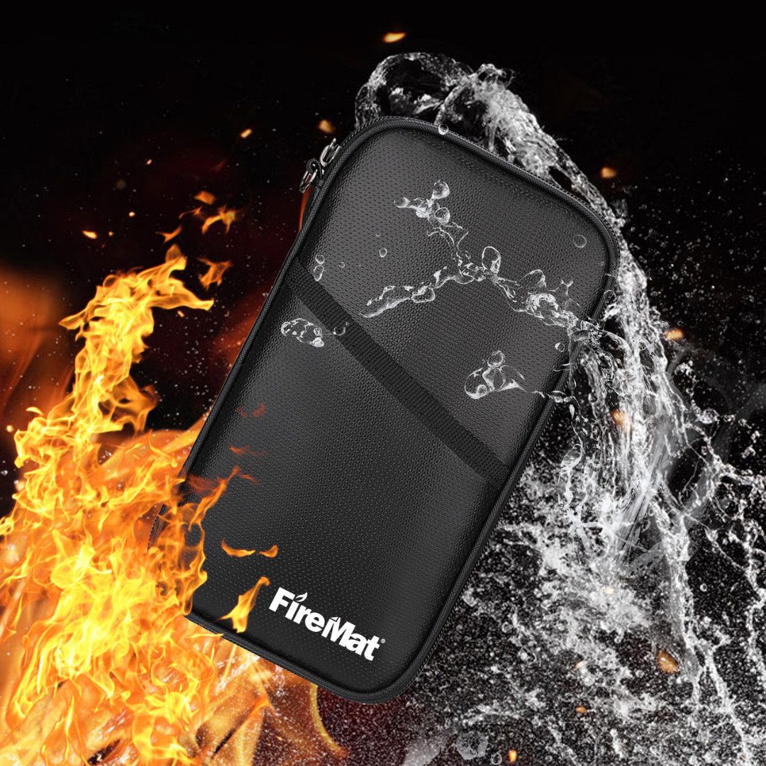 FireMat Reisetasche Feuerfeste & wasserfeste RFID Travelbag Reisepasshülle Reise Organizer, Feuerfest und RFID – Bild 4 von 5