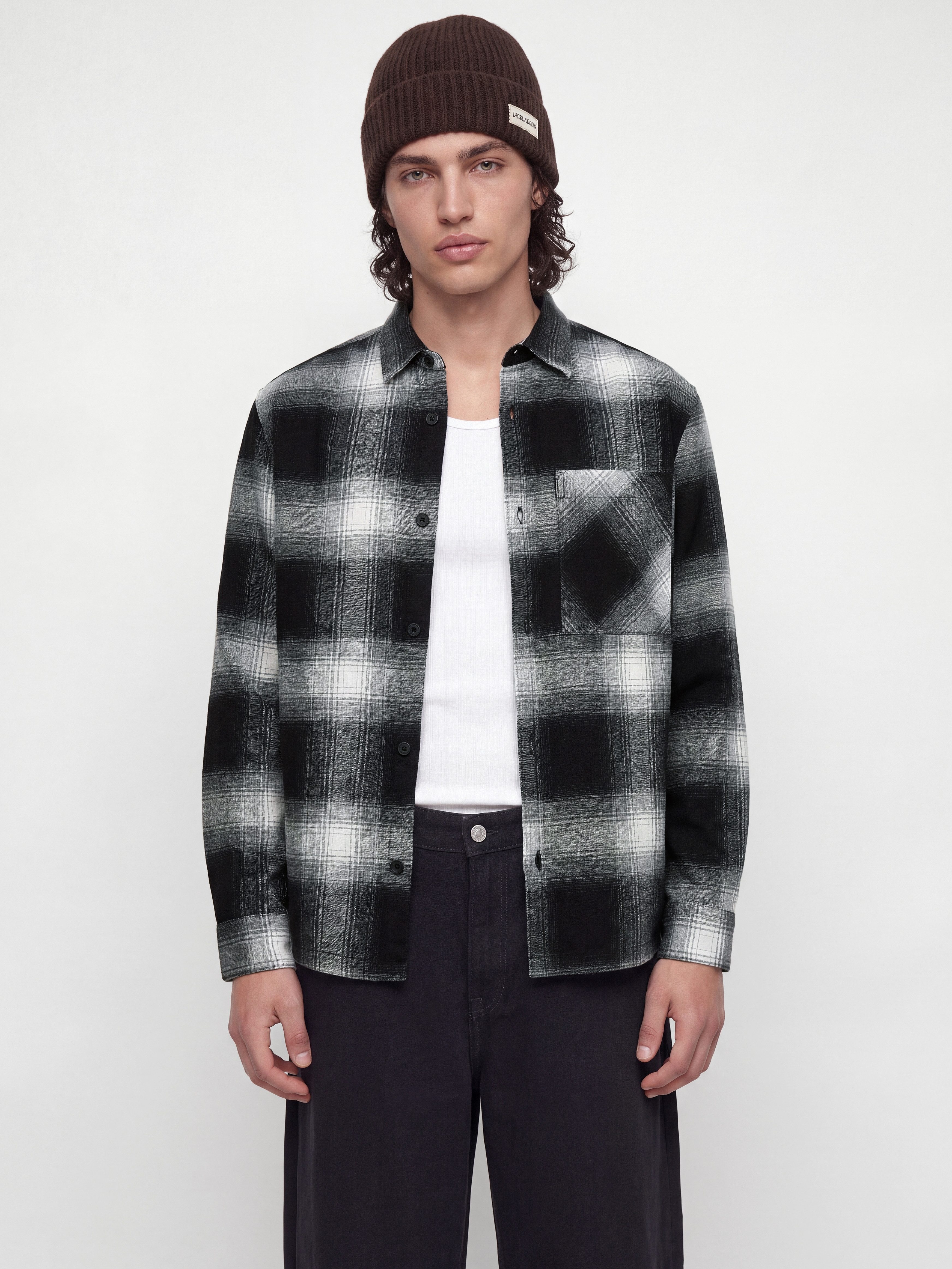 Jack & Jones Langarmhemd JJEJACKSON OVERSHIRT LS SN Baumwolle, relaxed fit