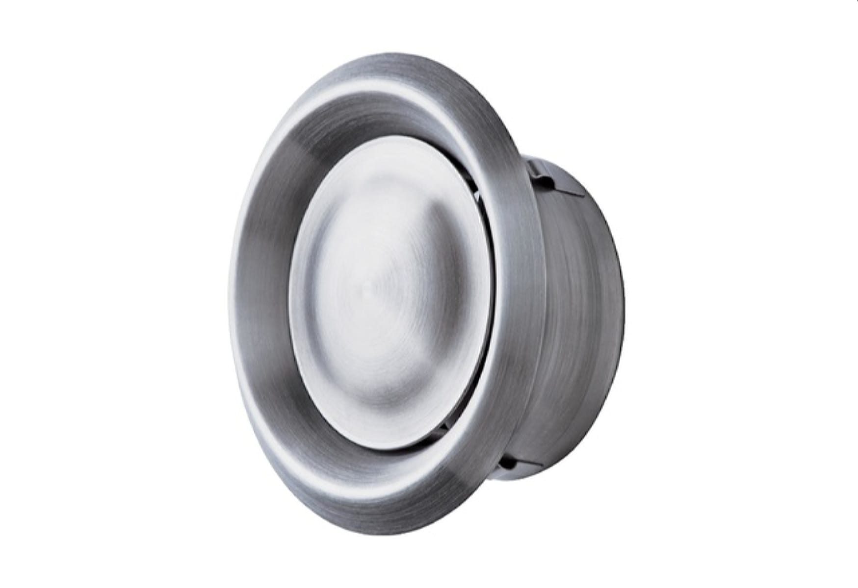 MAICO Wandventilator Tellerventil Edelstahl TM-V2A 10, Be- und Entlüftung DN100