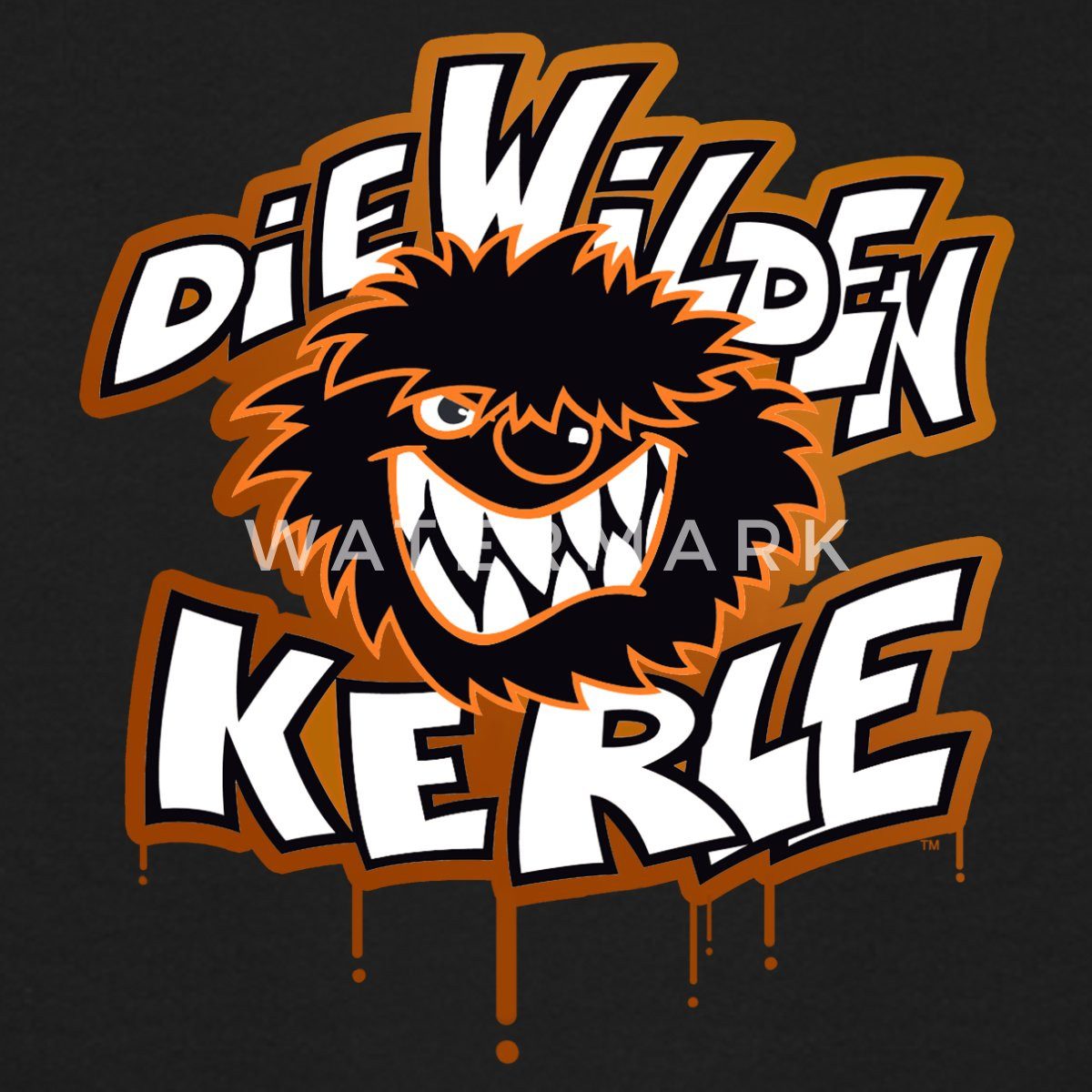 Spreadshirt Hoodie Die Wilden Kerle Logo günstig online kaufen