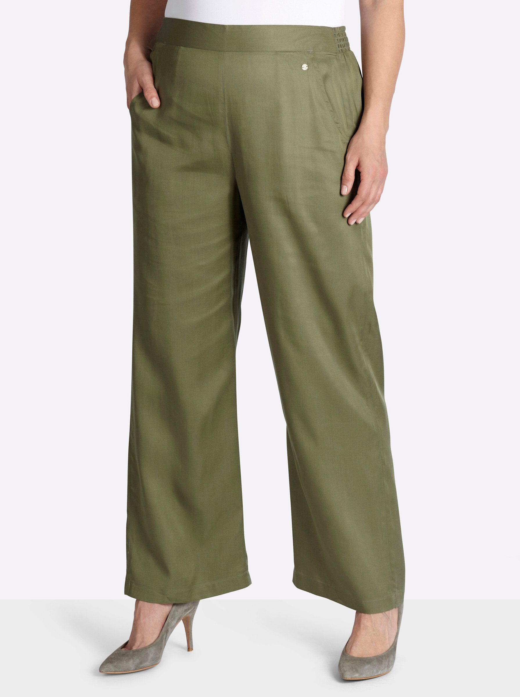 Jerseyhose Hose lang erhöht