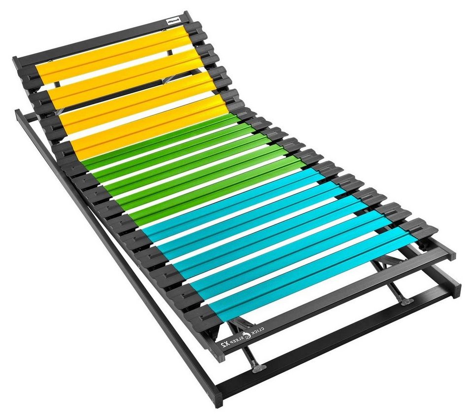 Lattenrost »CLICK+SLEEP X2, B 90 cm x L 200 cm«, Dunlopillo, Kopfteil  manuell verstellbar, Fußteil manuell verstellbar