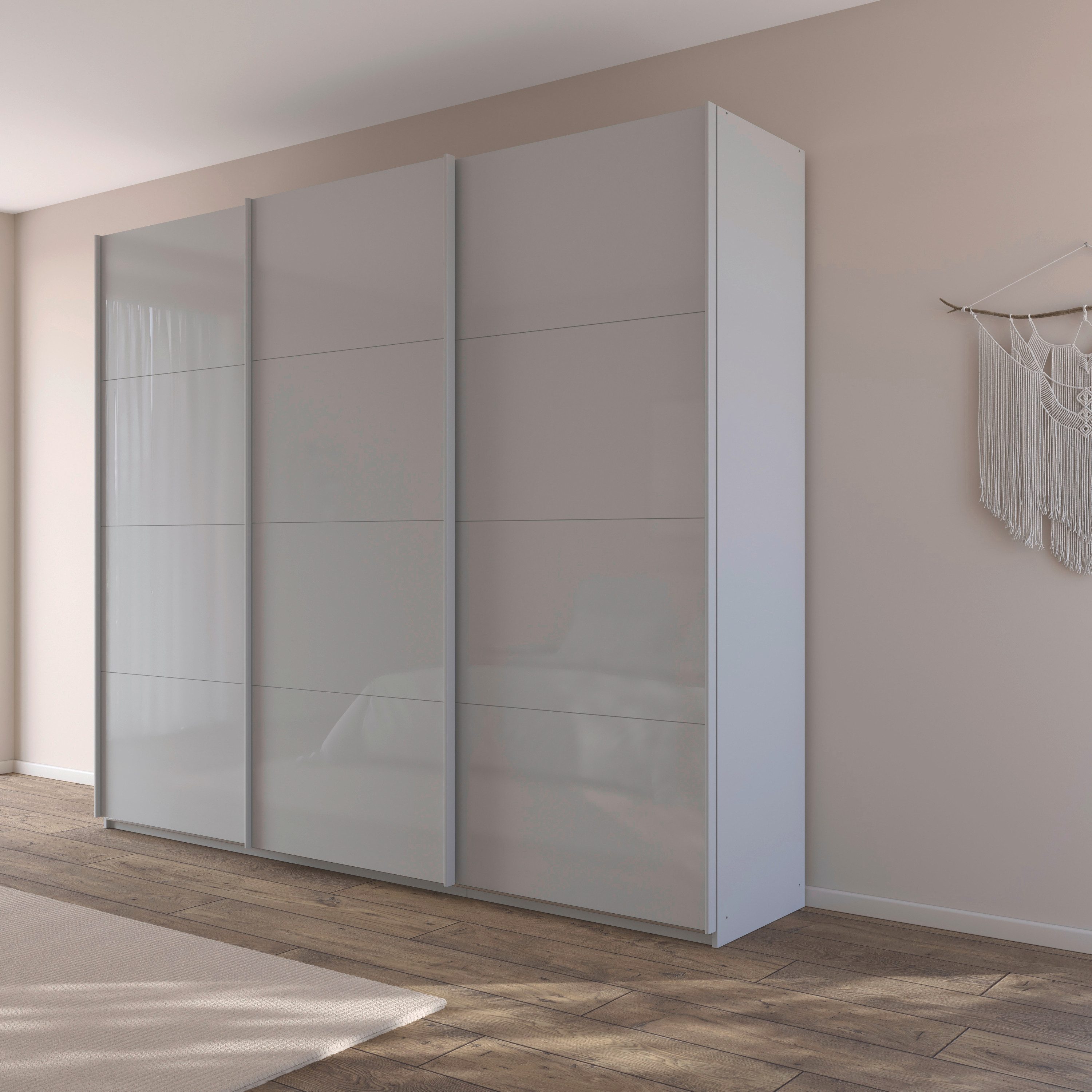 rauch Schwebetürenschrank "Kleiderschrank Schrank Garderobe AGORDO mit Glas günstig online kaufen