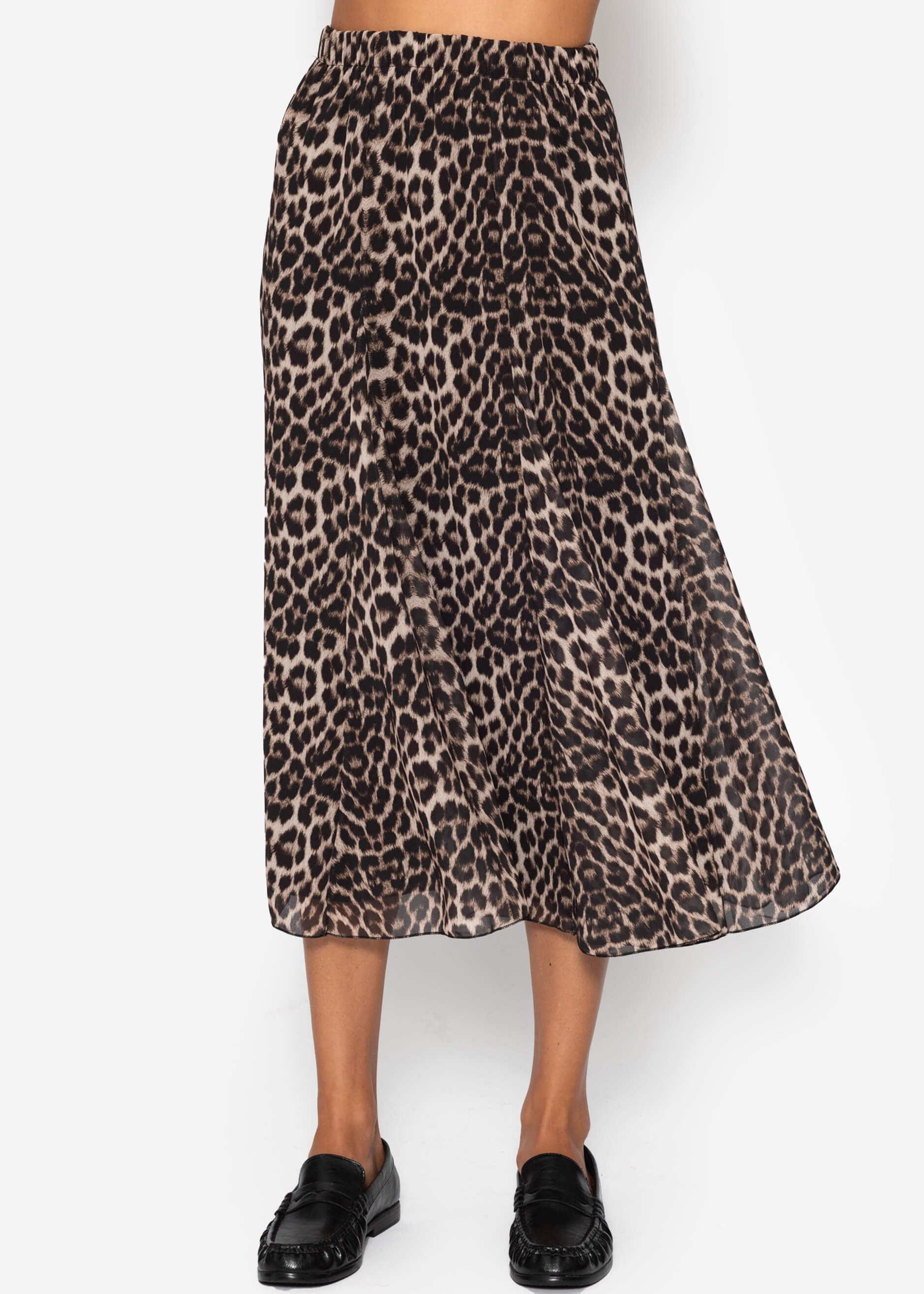 SASSYCLASSY Midirock Langer Chiffon Rock für Damen Maxi Rock mit fließendem günstig online kaufen