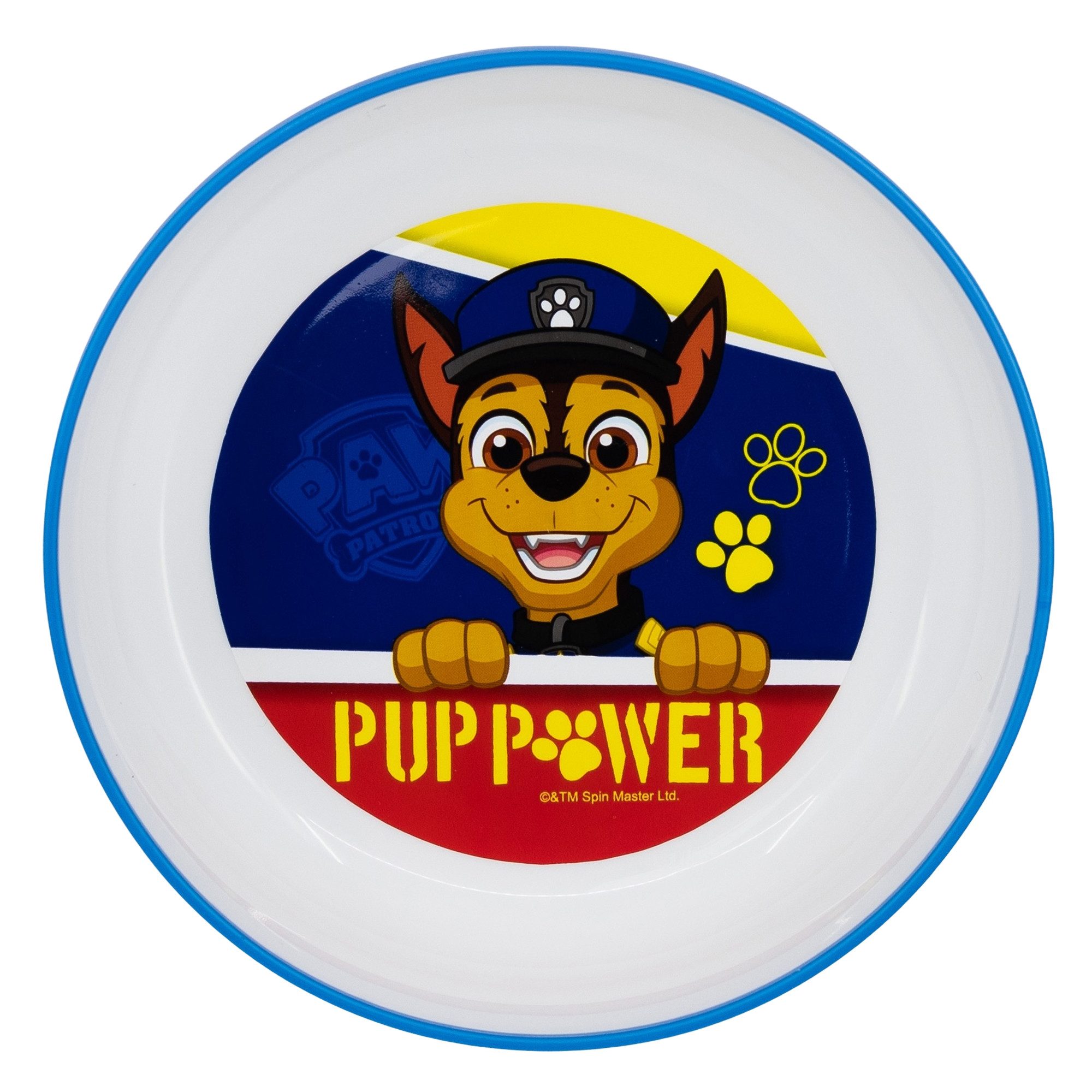 PAW PATROL Kindergeschirr-Set Paw Patrol Jungen Kinder Geschirr-Set 3 tlg (3-tlg), 1 Personen, BPA-Frei, antirutsch Becher Teller Schüssel