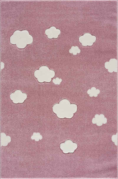 Kinderteppich Sky Cloud, Happy Rugs, rechteckig, Höhe: 18 mm, weicher Flor
