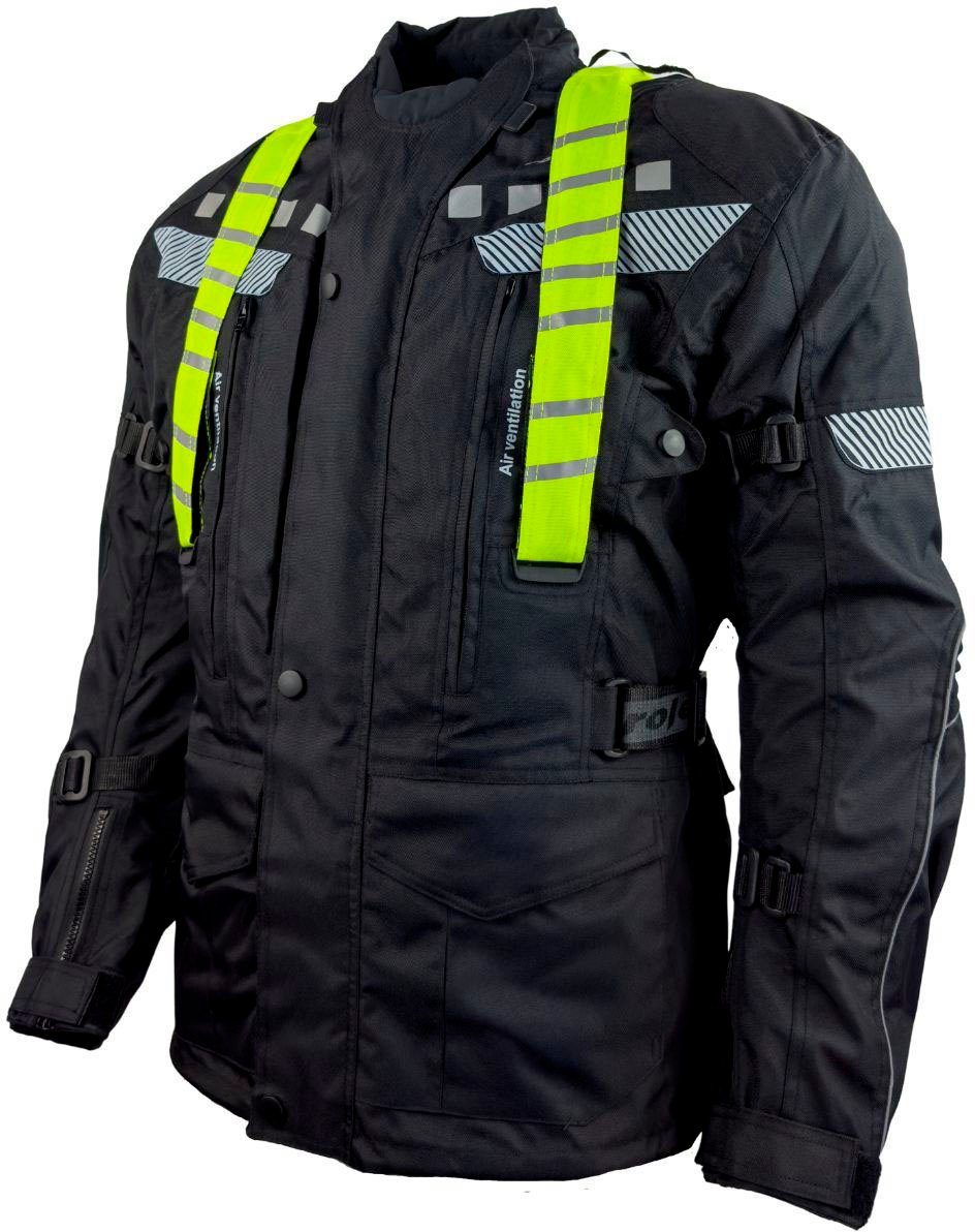 roleff Motorradjacke RO 773 S Mit Sicherheitsstreifen