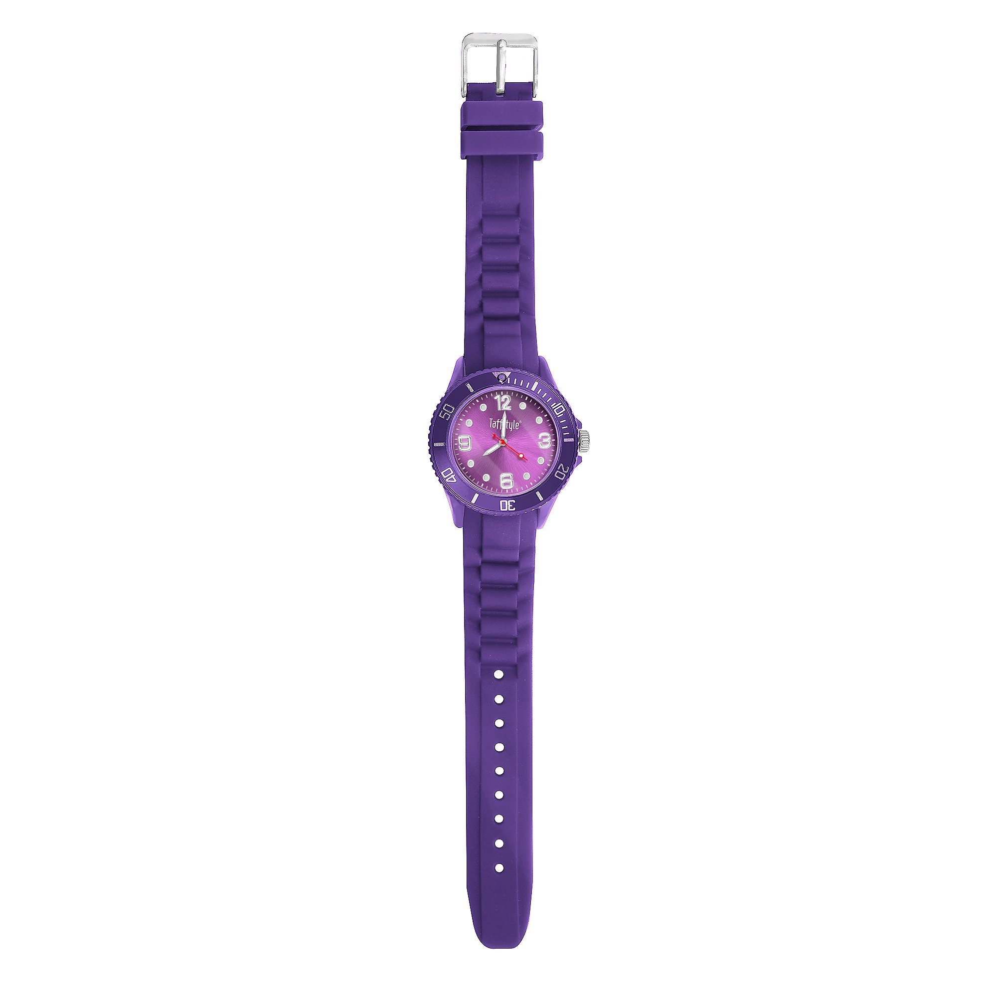 Taffstyle Quarzuhr Armbanduhr Silikon Analog Quarz Farbige Sport Uhr, Sportuhr Damenuhr Silikonuhr Kinderuhr Herrenuhr Bunt Gummi Armband