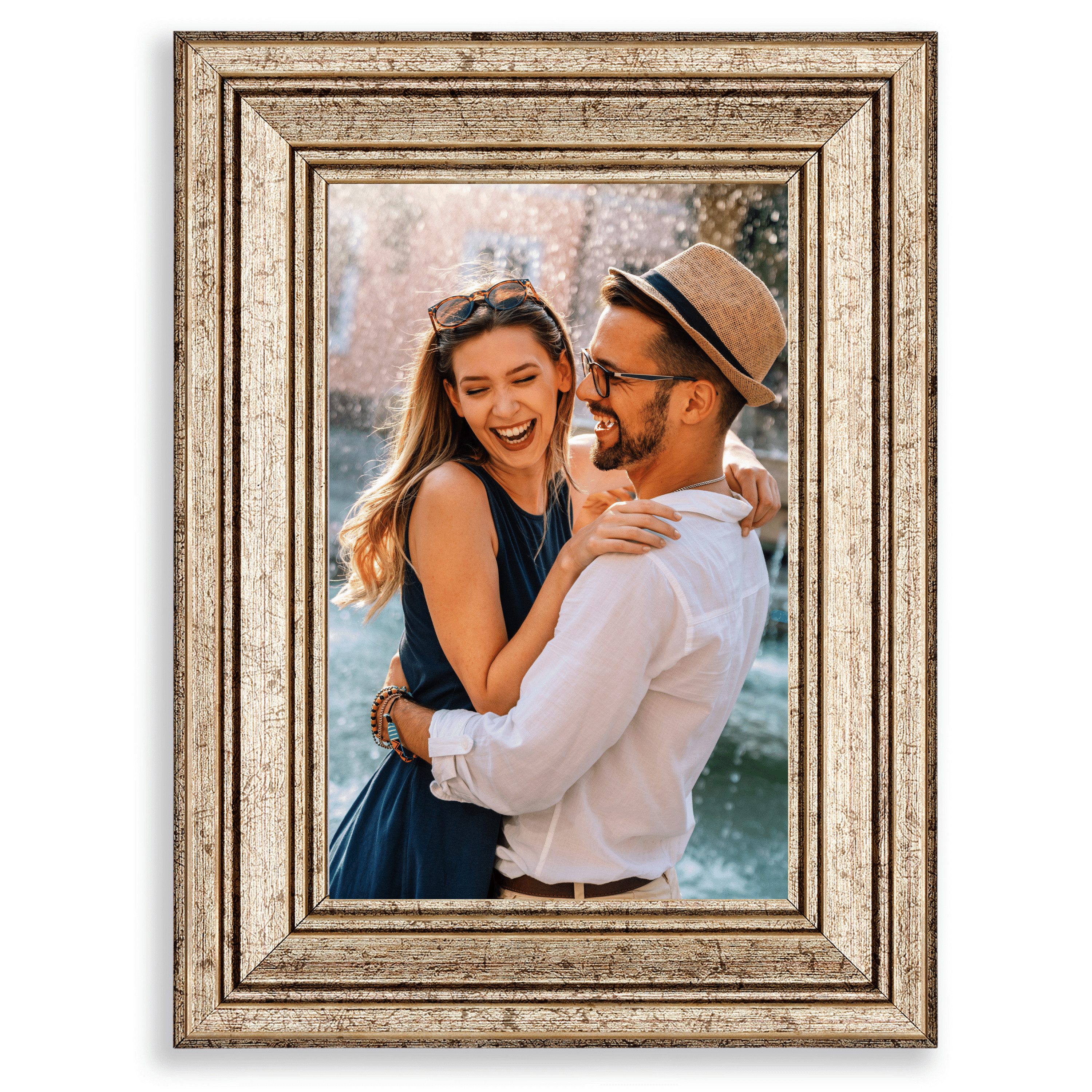 Victor (Zenith) Bilderrahmen Goya, Bilderrahmen Silber 10x15 cm, Bilderrahmen A6 Vintage