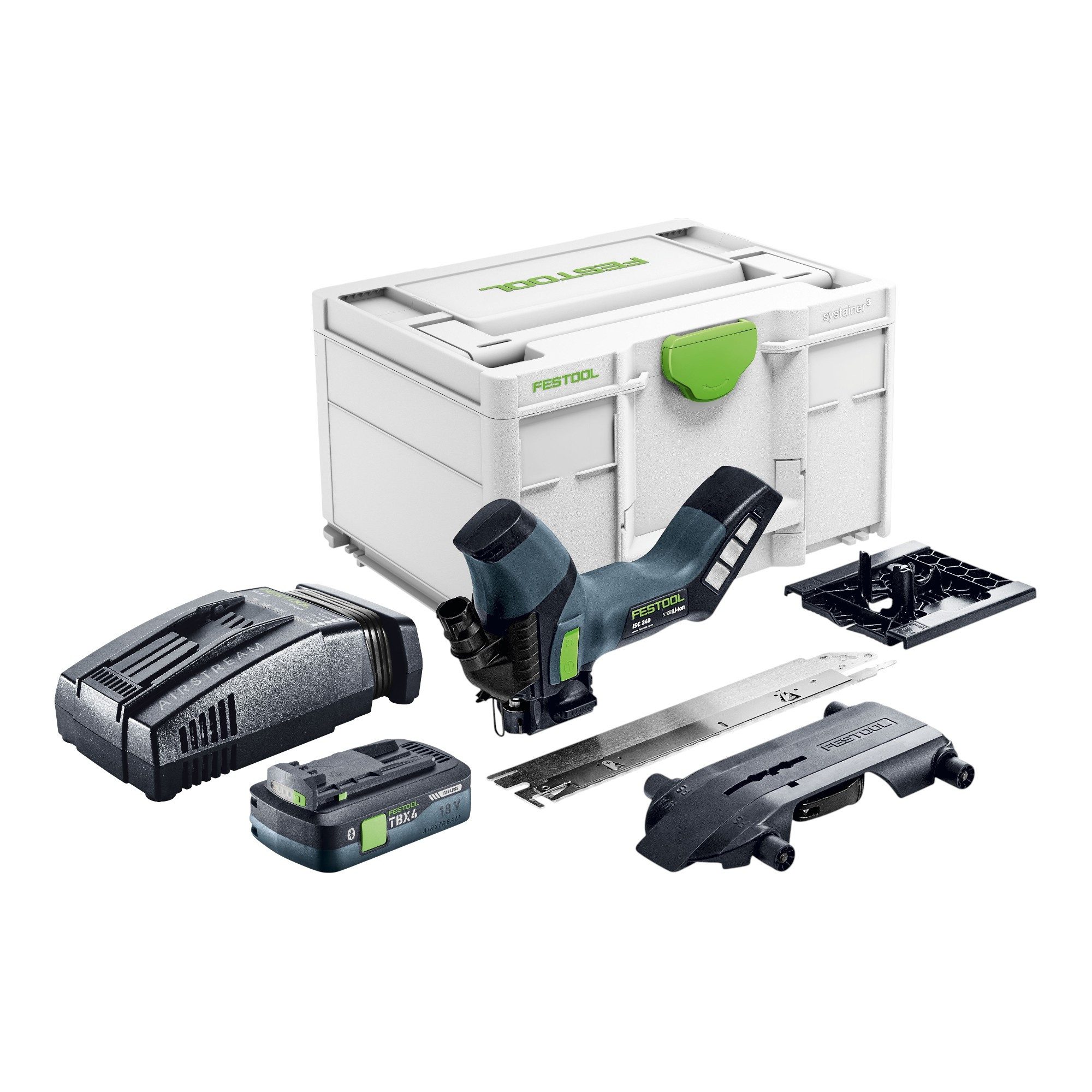 FESTOOL Akku-Säge ISC 240 EB-Basic Akku Dämmstoffsäge 18 V 240 mm + 1x Akku 4,0 Ah