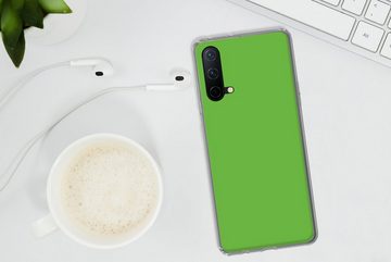 MuchoWow Handyhülle Grün - Farben - Natur, Phone Case, Handyhülle OnePlus Nord CE 5G, Silikon, Schutzhülle
