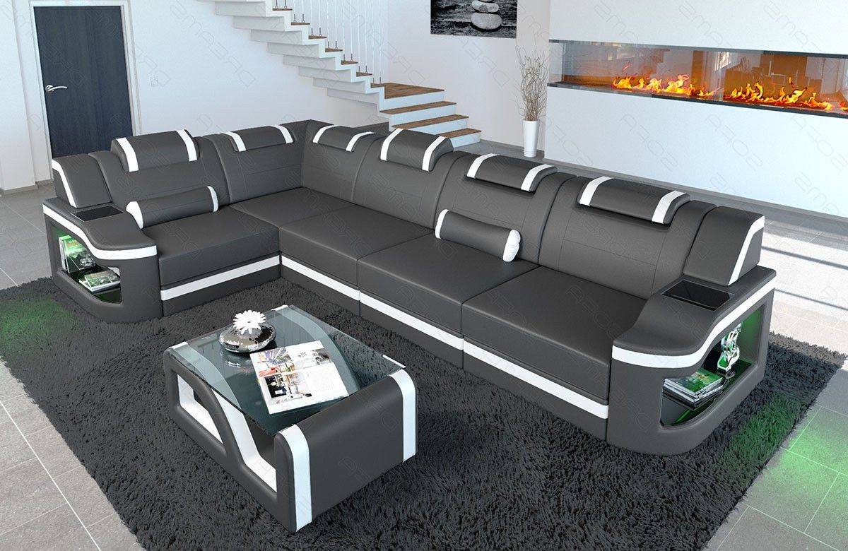 Sofa Dreams Ecksofa Ledersofa Padua L günstig online kaufen