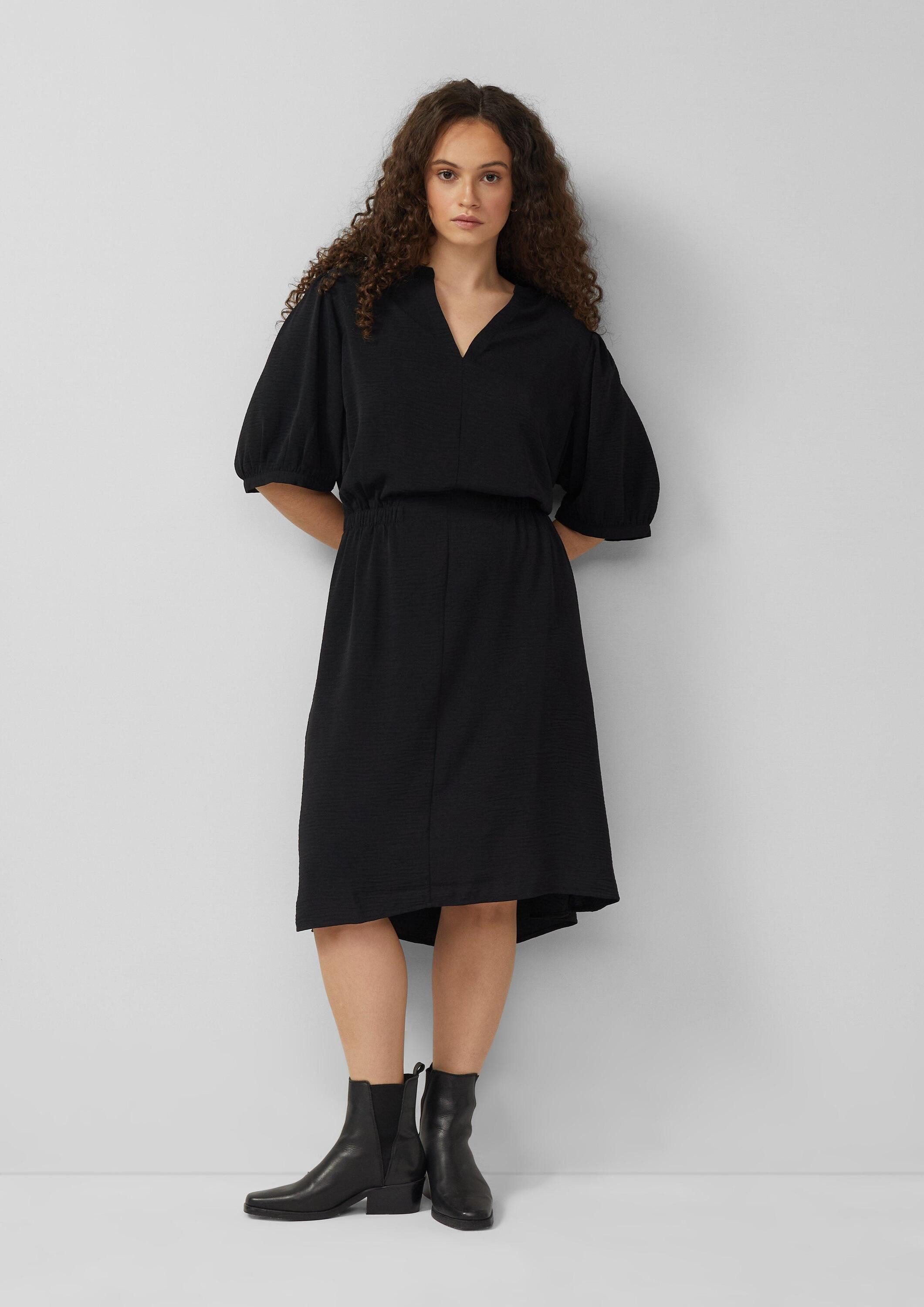 QS Minikleid Kleid Fließendes Kleid